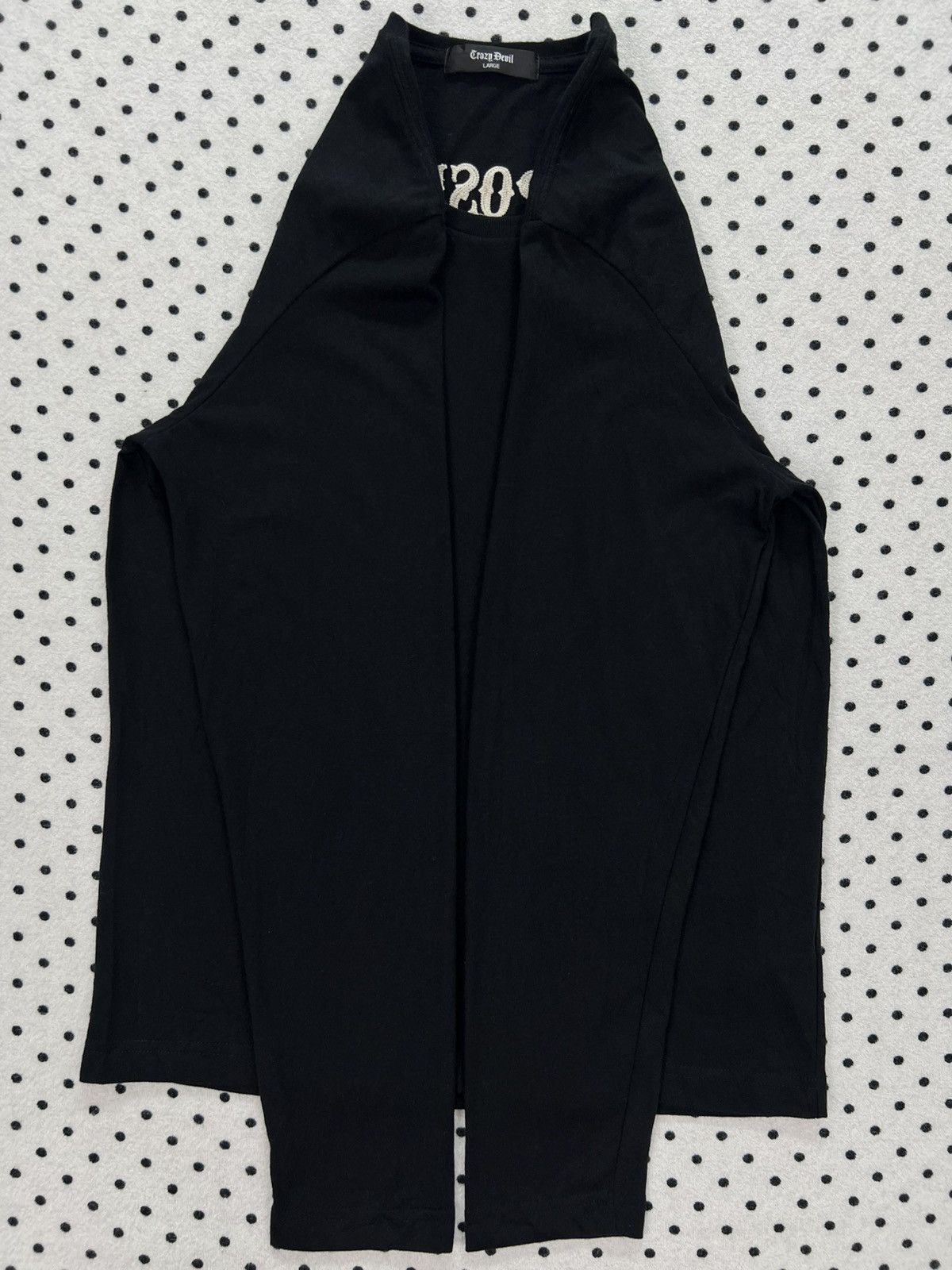 Japanese Brand Crazy Devil Embroidered L/S Tshirt Size US S / EU 44-46 / 1 - 5 Thumbnail
