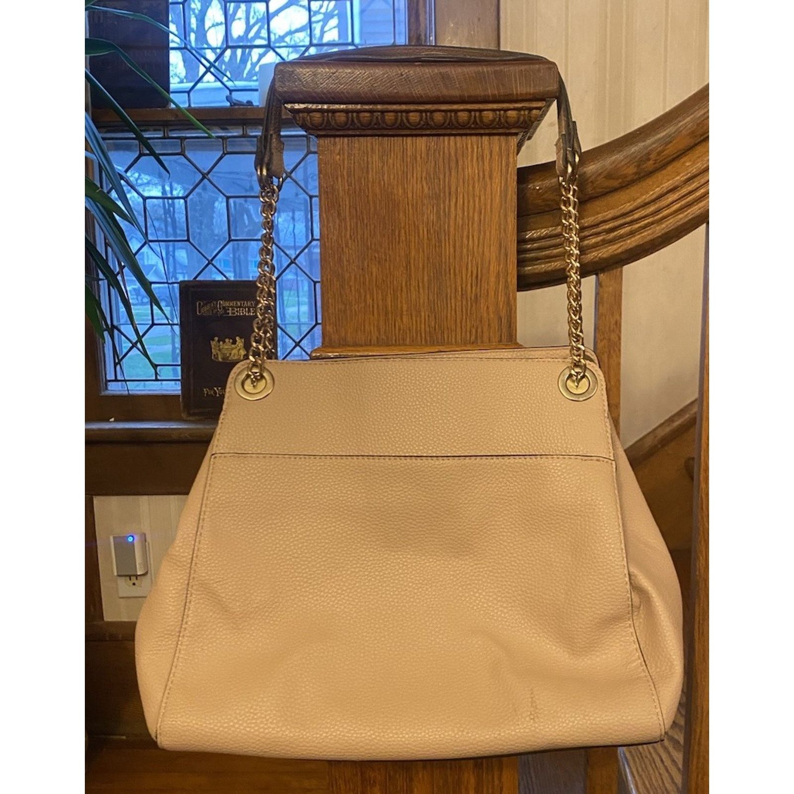 Nanette Lepore Nanette Lepore Handbag Women’s 2 Toned Beige Gold Chain Size ONE SIZE - 2 Thumbnail