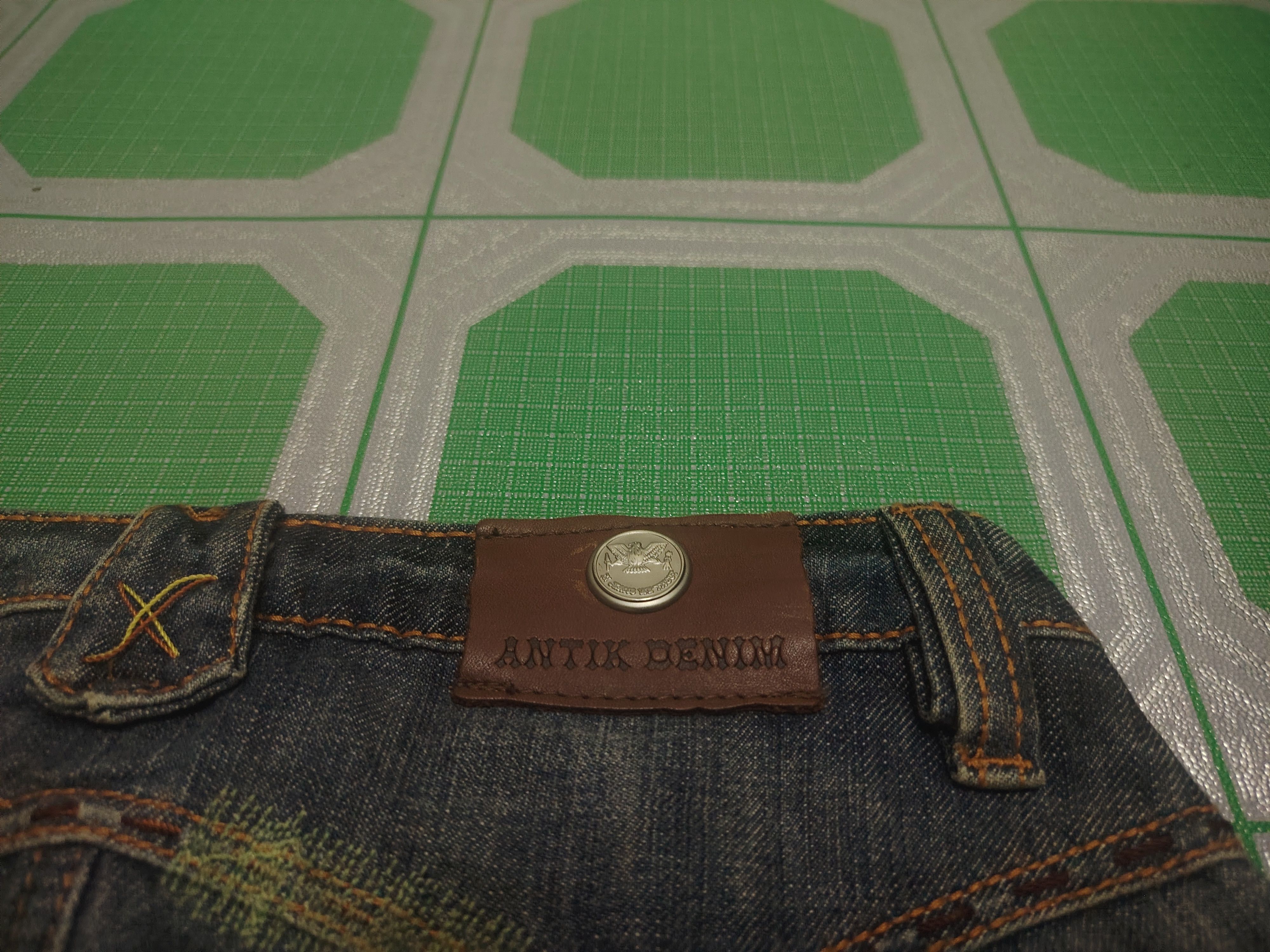 Antik Denim Antik Denim Flared Distress Jeans Embroidered Navajo Pockets Size 26" / US 2 / IT 38 - 15 Thumbnail