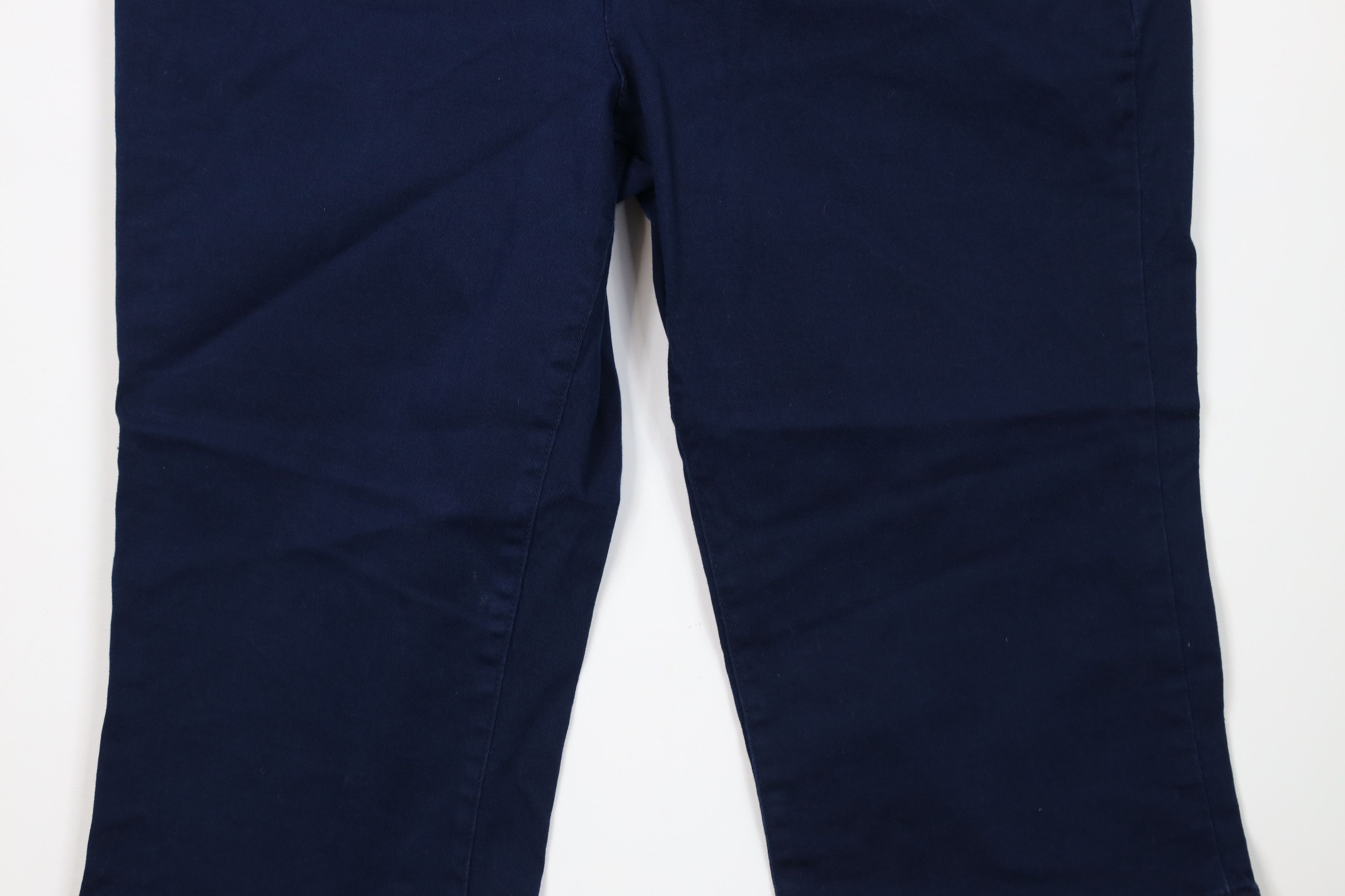 Chaps Vintage Y2K Chaps Stretch Chinos Capris Pants Navy Blue Size 34" / US 12 / IT 48 - 3 Thumbnail