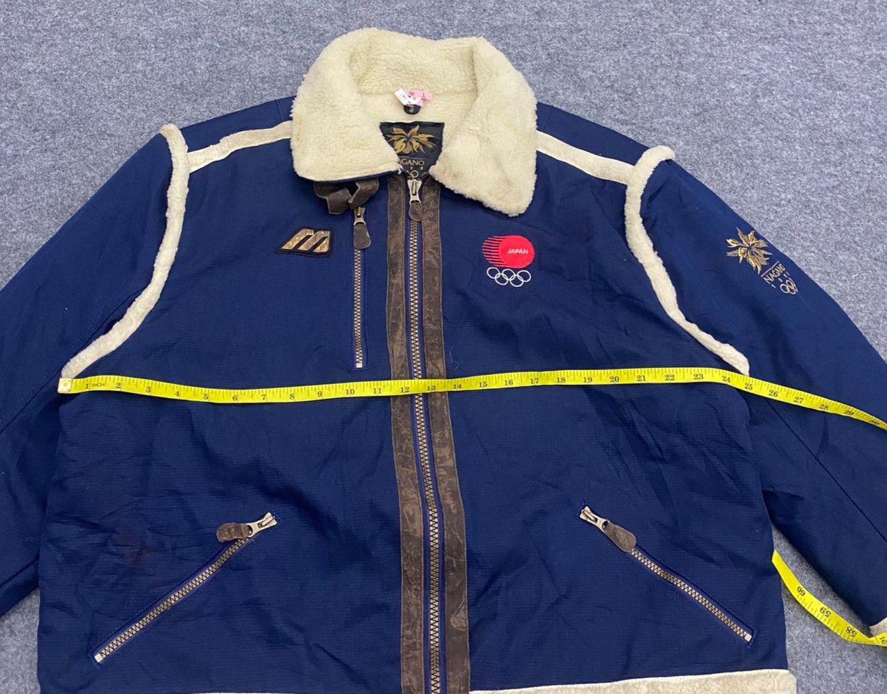 Mizuno Vintage 1998 Mizuno Nagano Japan Olimpic Sherpa Japan Jacket Size US L / EU 52-54 / 3 - 7 Thumbnail