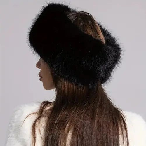 Japanese Brand Faux Fox Fur Headband Hat Size ONE SIZE - 3 Thumbnail