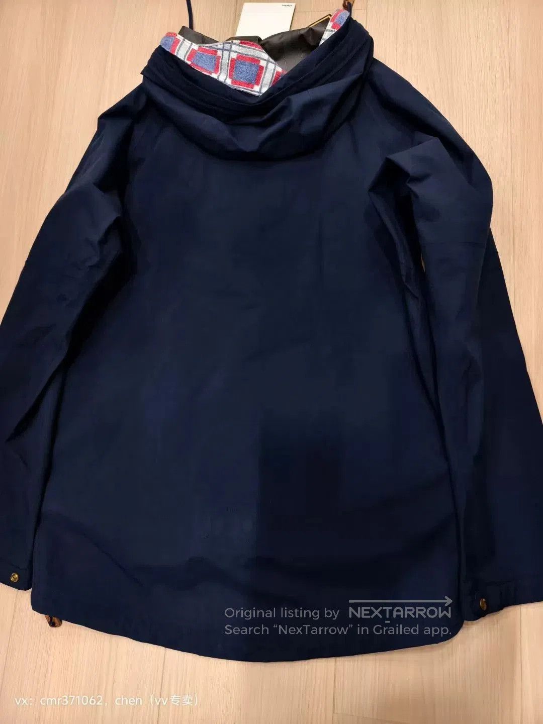 Visvim Blue Hooded GORE-TEX Raincoat - Size S. Size US S / EU 44-46 / 1 - 7 Thumbnail