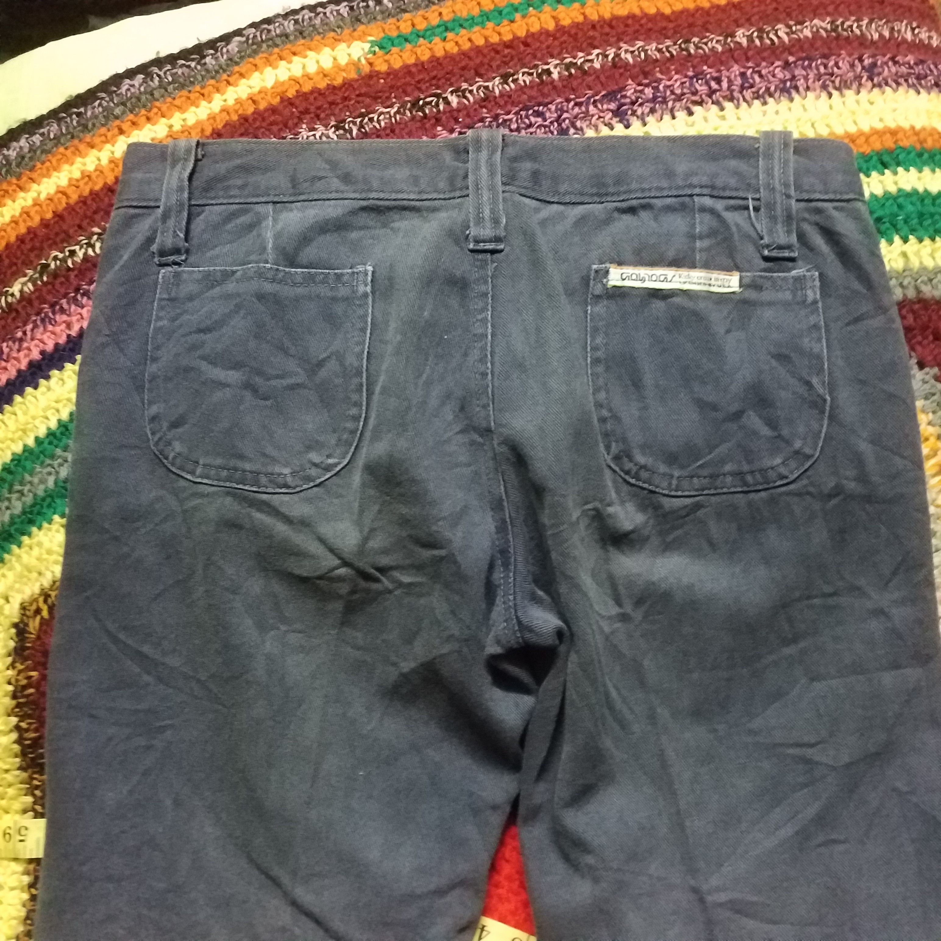 Japanese Brand BUSH PANT FLARE BUTTON SHOW UP DENIM JEANS Size 29" - 6 Thumbnail