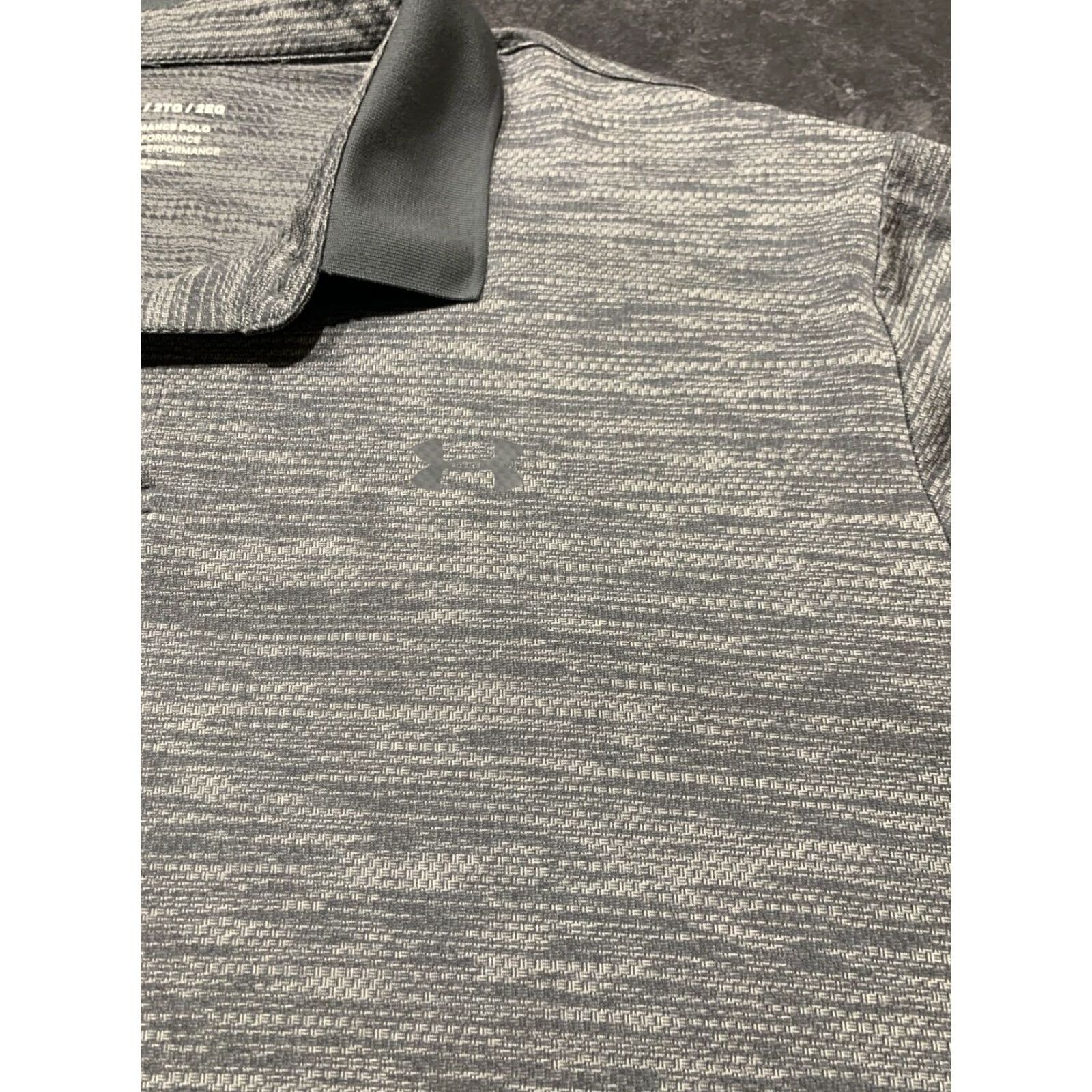 Under Armour UNDER ARMOUR Performance Polo 2XL Heather Gray Short Sleeve Men’s Shirt Size US XXL / EU 58 / 5 - 4 Thumbnail