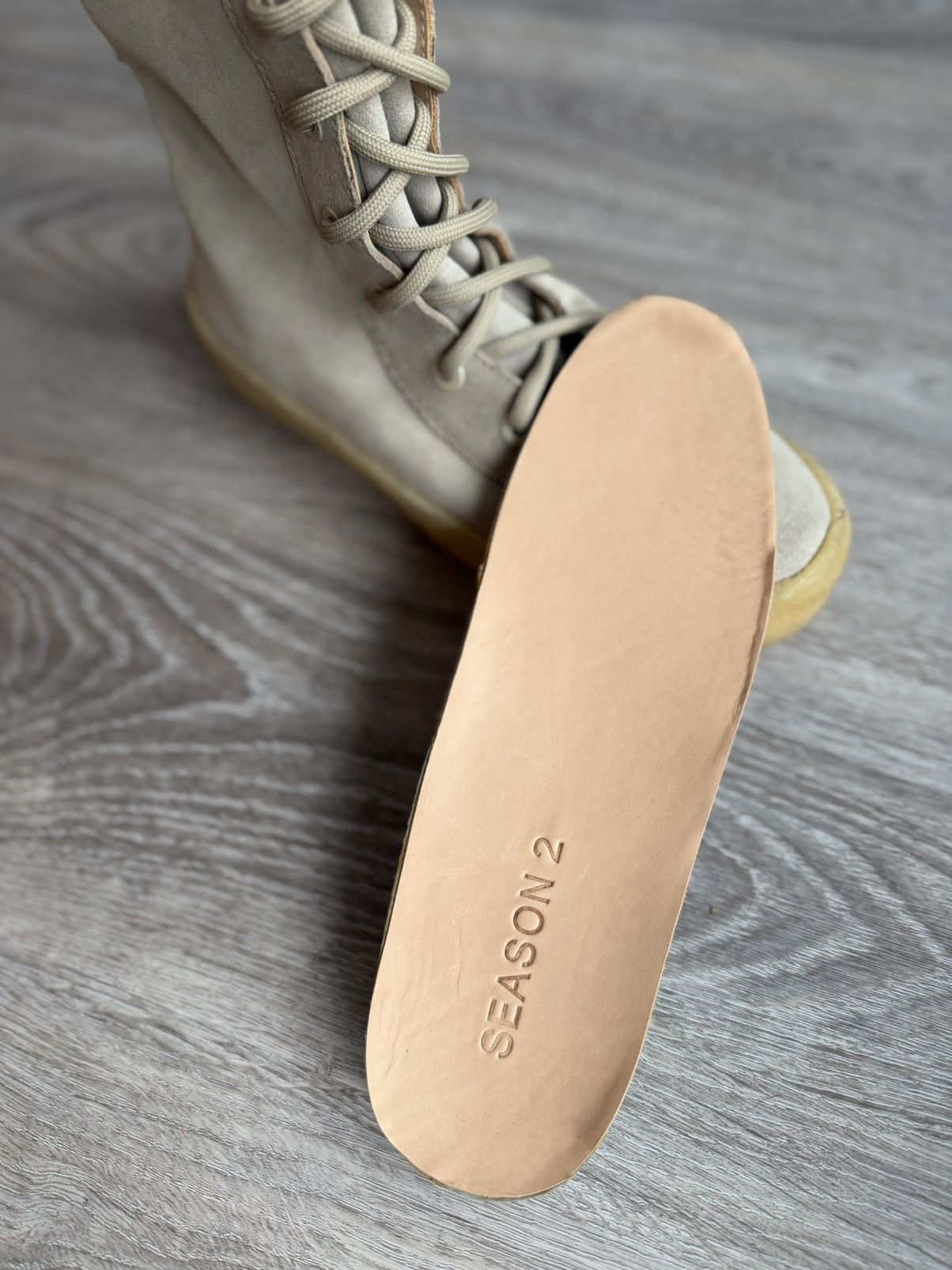 Yeezy Yeezy Season 2 Military Crepe Boots Taupe Size 40 Size US 7.5 / EU 40-41 - 7 Thumbnail