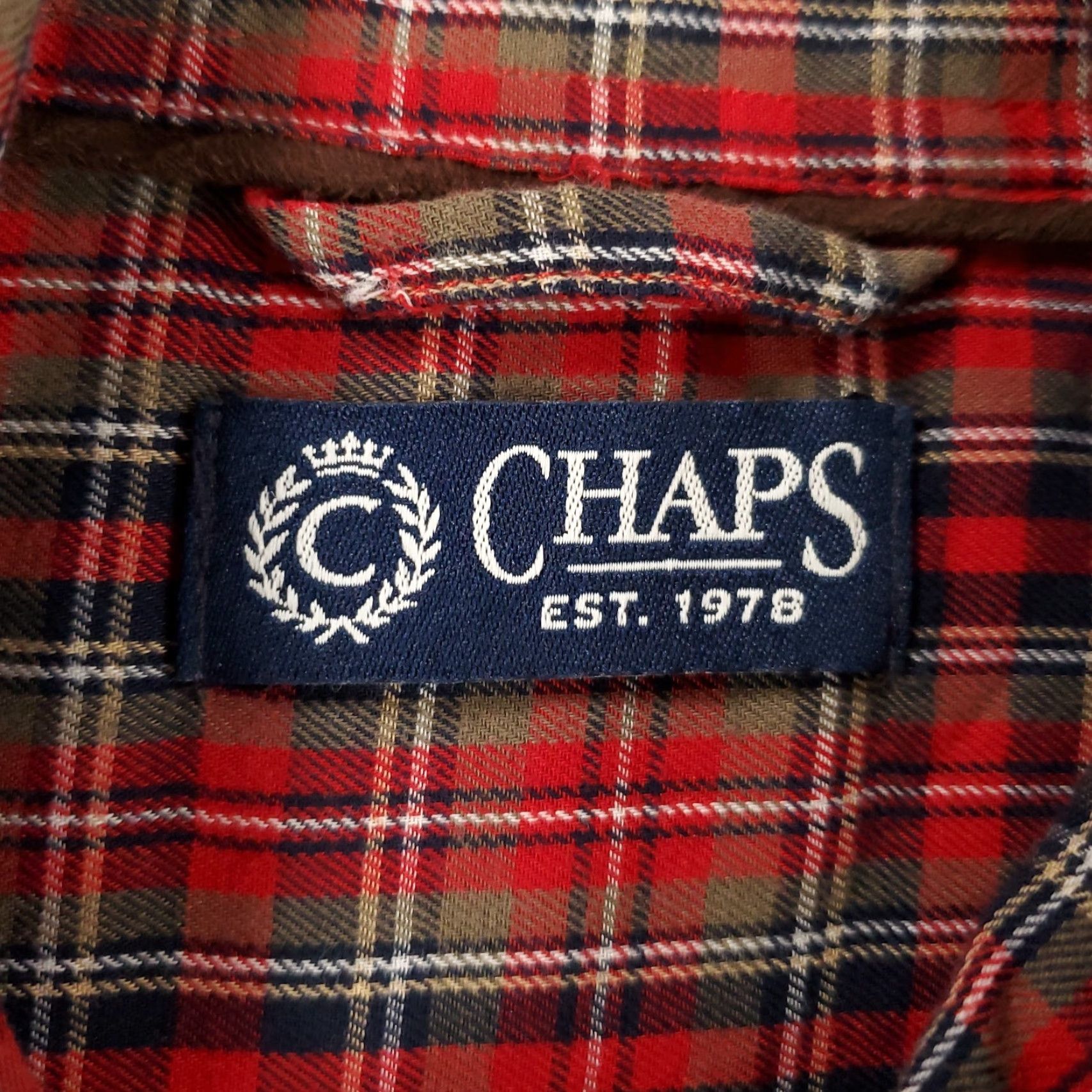 Chaps VINTAGE Chaps Button Down Shirt Mens Large Red Plaid Long Sleeve Casual Classic Outdoor Size US L / EU 52-54 / 3 - 4 Thumbnail