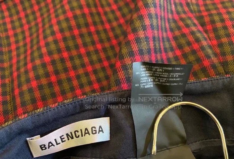 Balenciaga Balenciaga Wool Half Skirt Size 37" - 8 Thumbnail