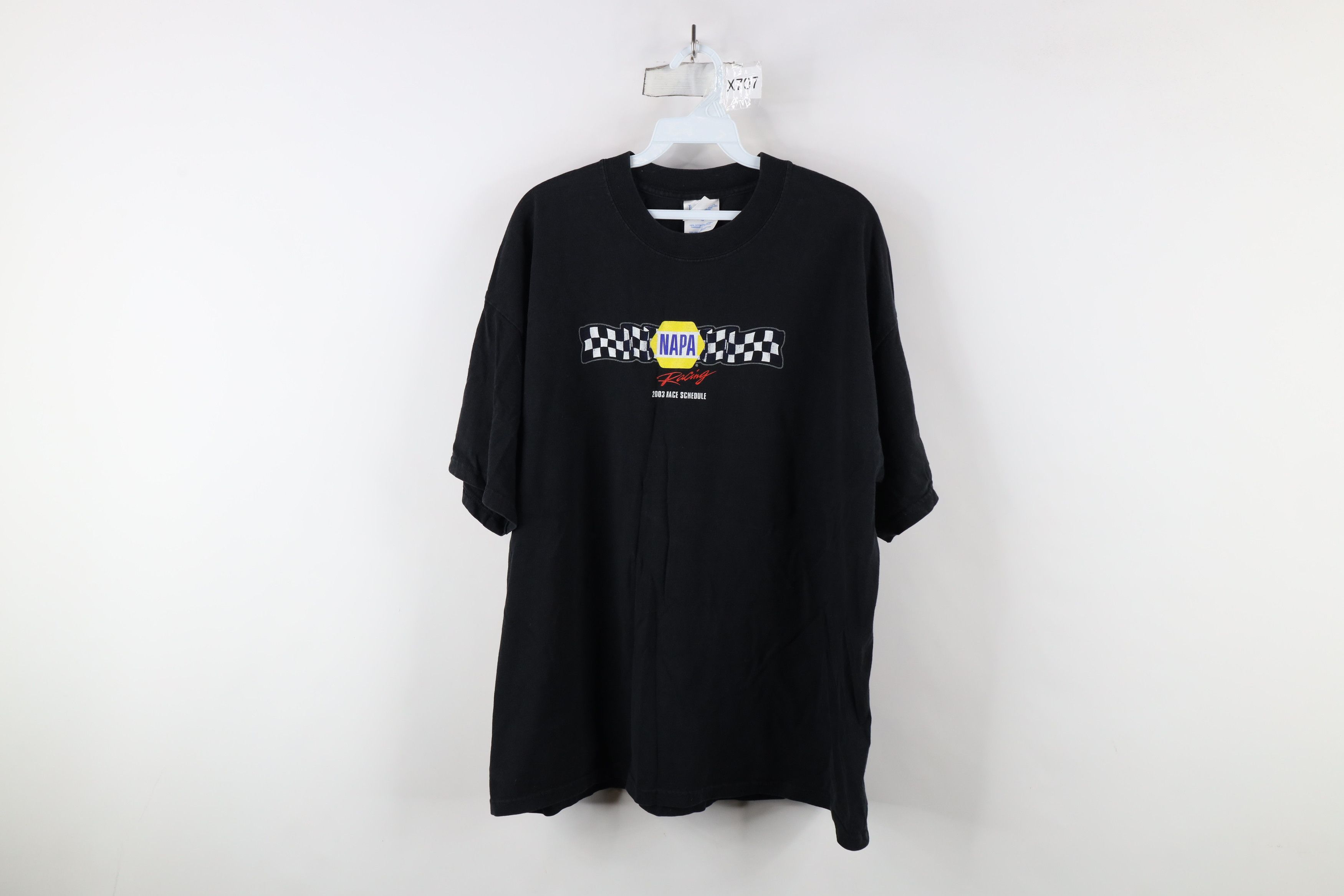 Vintage Vintage Y2K 2003 NASCAR Out NAPA Racing Tour T-Shirt Black Size US XL / EU 56 / 4 - 1 Thumbnail