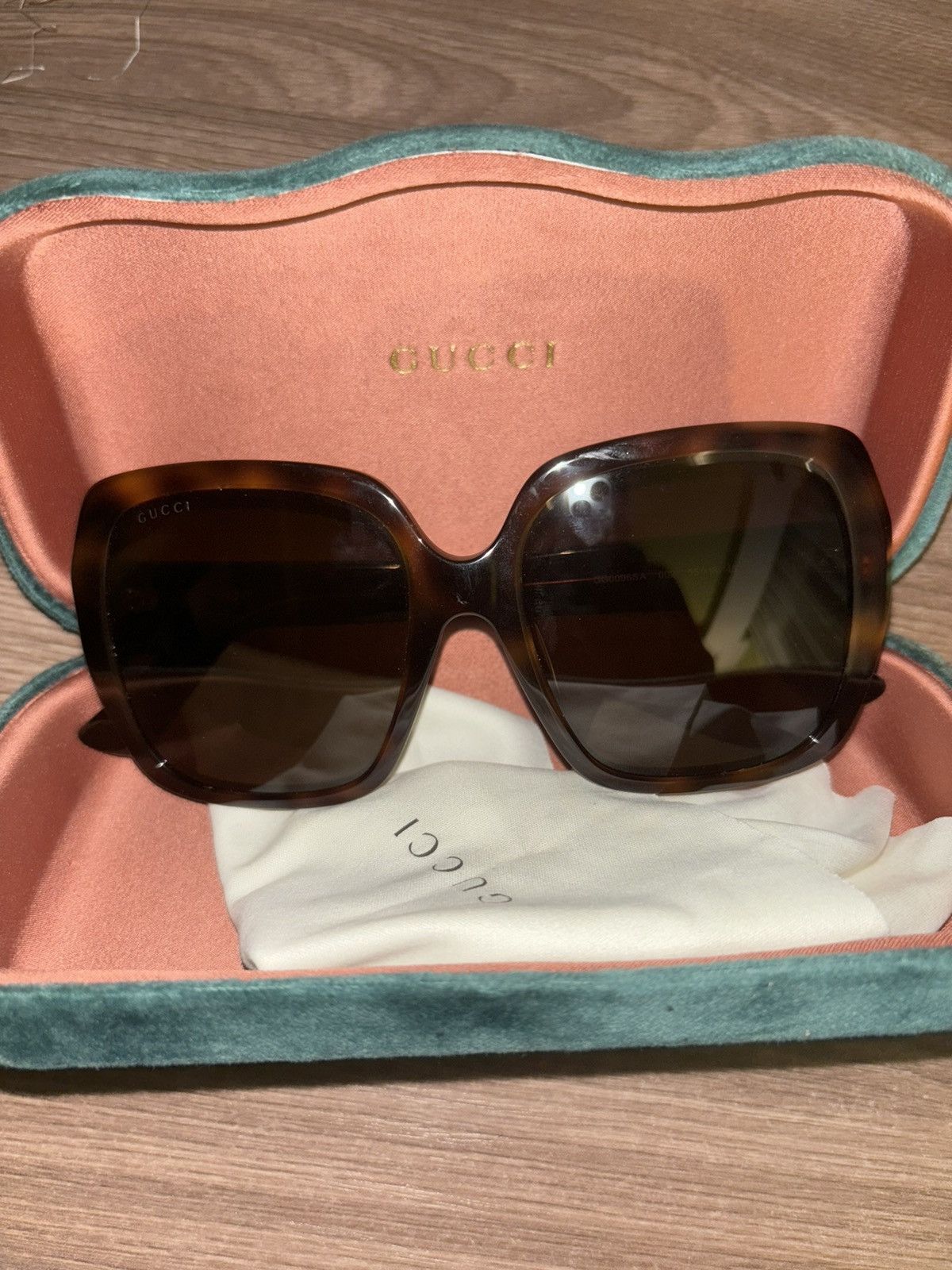 Gucci gucci havana tortoise sunglasses GG0096SA Size ONE SIZE - 1 Thumbnail