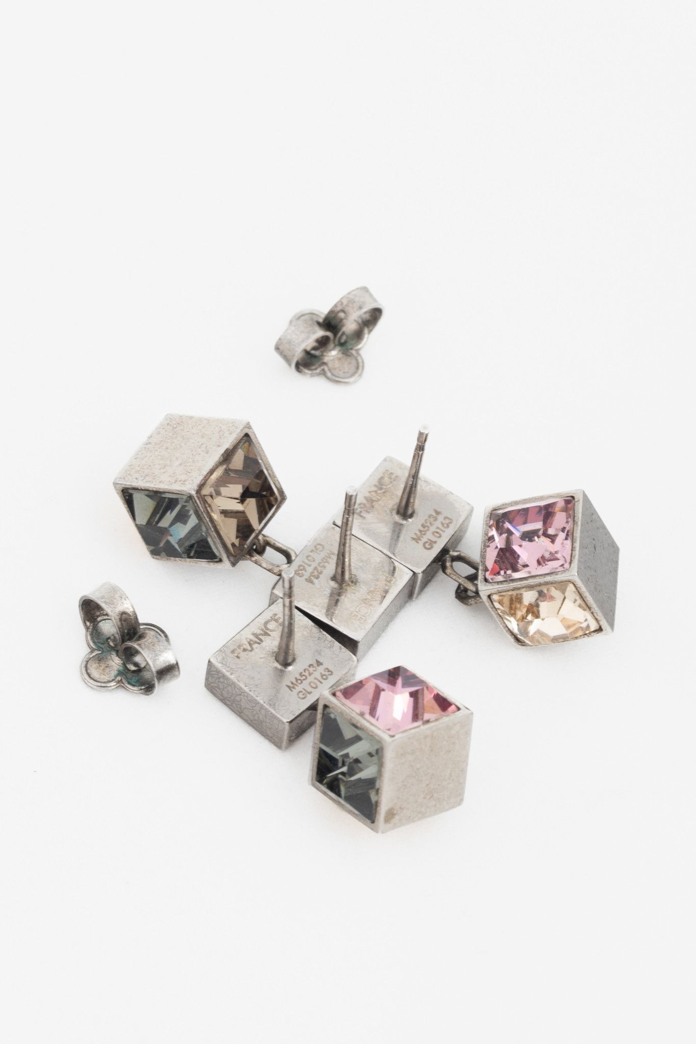 Louis Vuitton Louis Vuitton Gamble Multi-Colour Crystal Drop Earrings Size ONE SIZE - 2 Thumbnail