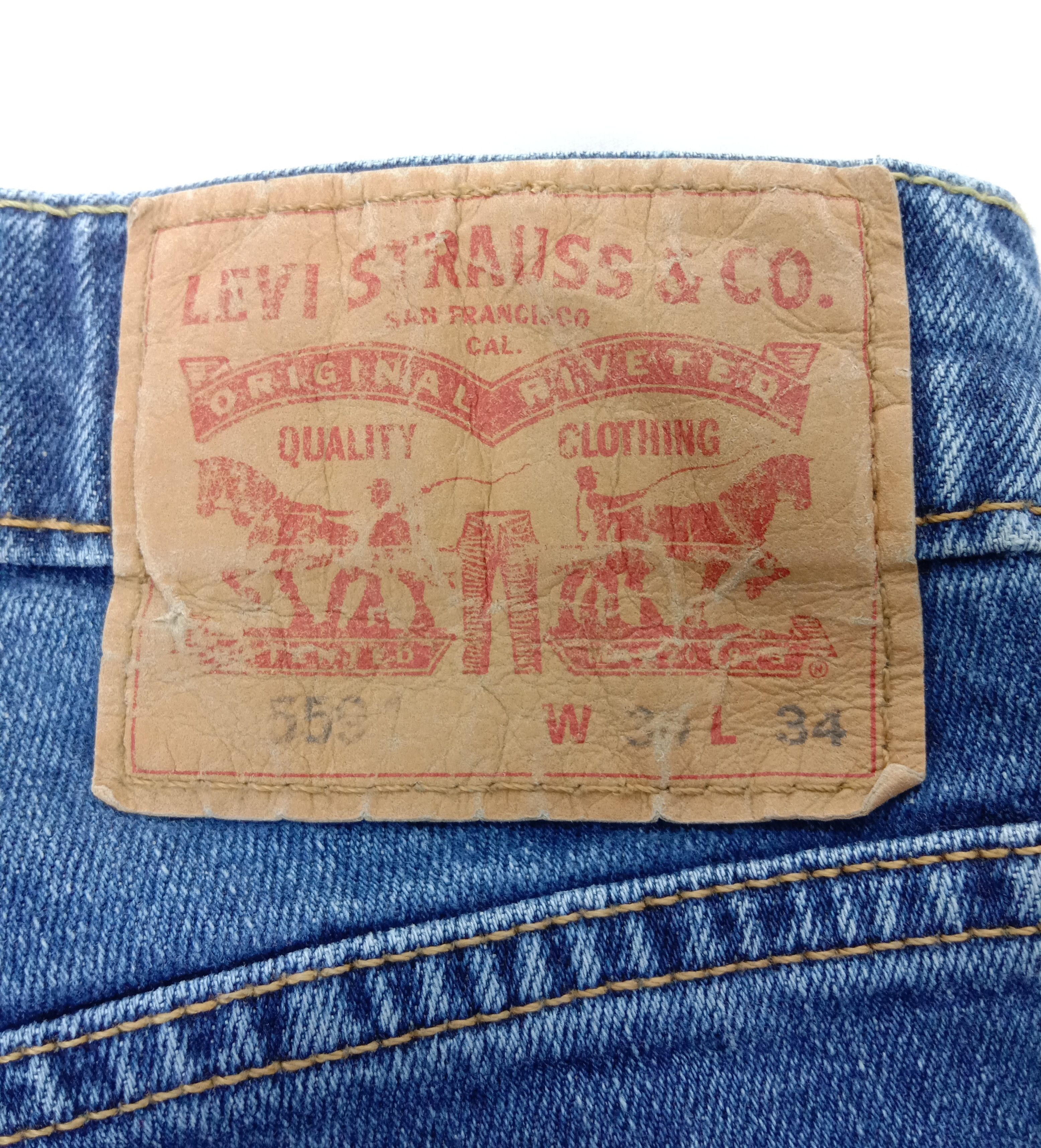 Levi's Vintage Levi's 559 Jeans Relaxed Straight Fit Denim Size US 30 / EU 46 - 15 Thumbnail