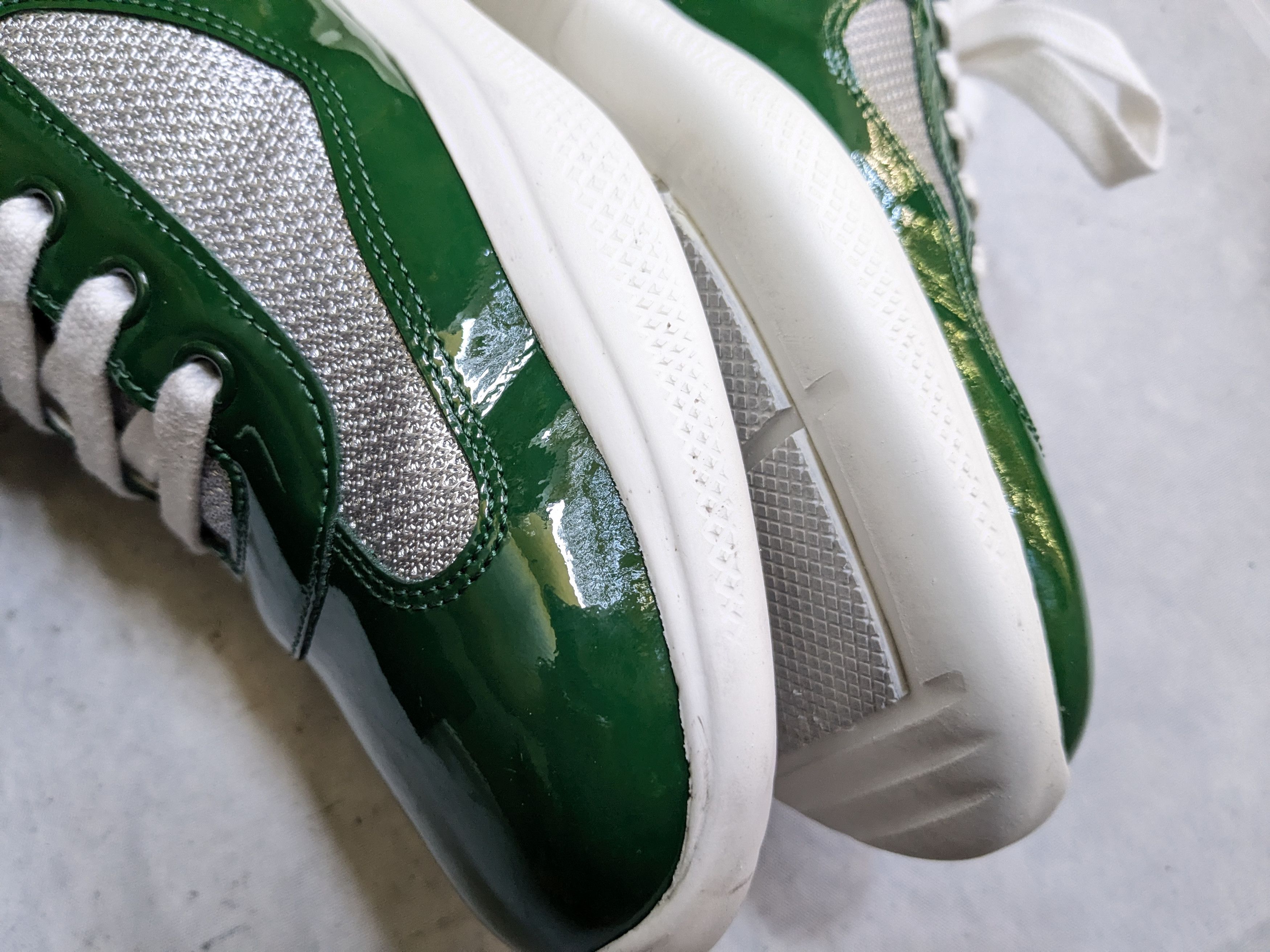 Prada Prada America's Cup Green Patent Leather 10 US Low Size US 10 / EU 43 - 9 Thumbnail