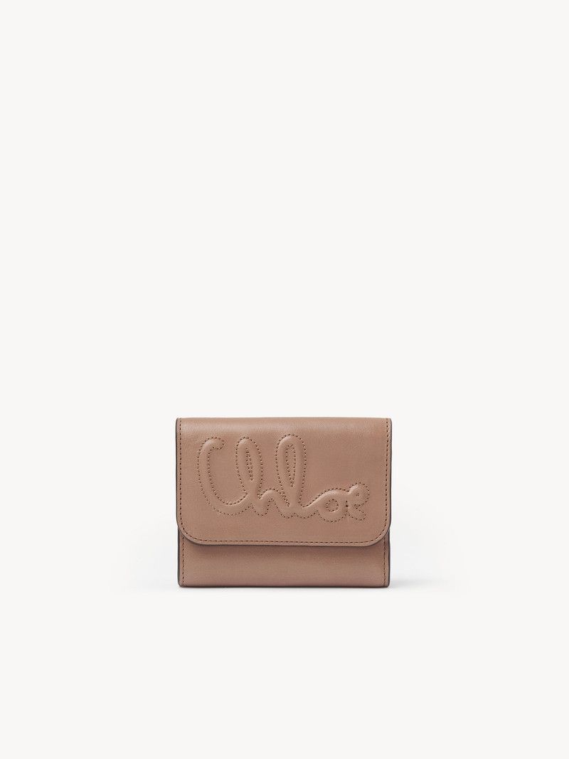 Chloe o1loc1c10226 Size: OS / C Small Wallet in Wood Rose Size ONE SIZE - 1 Thumbnail