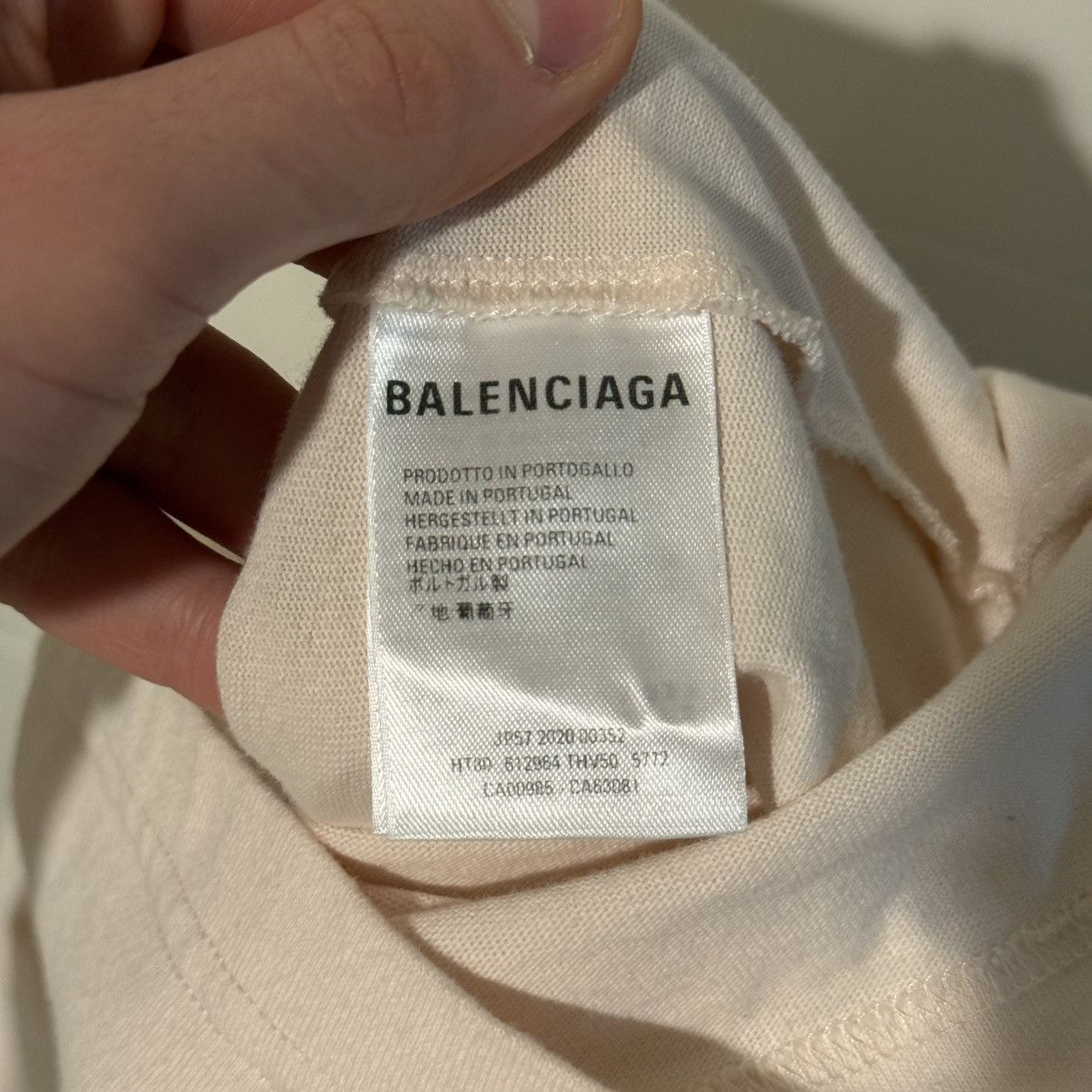 Balenciaga Balenciaga Logo Crewneck Light Pink Short Sleeve T-Shirt Size M / US 6-8 / IT 42-44 - 7 Thumbnail