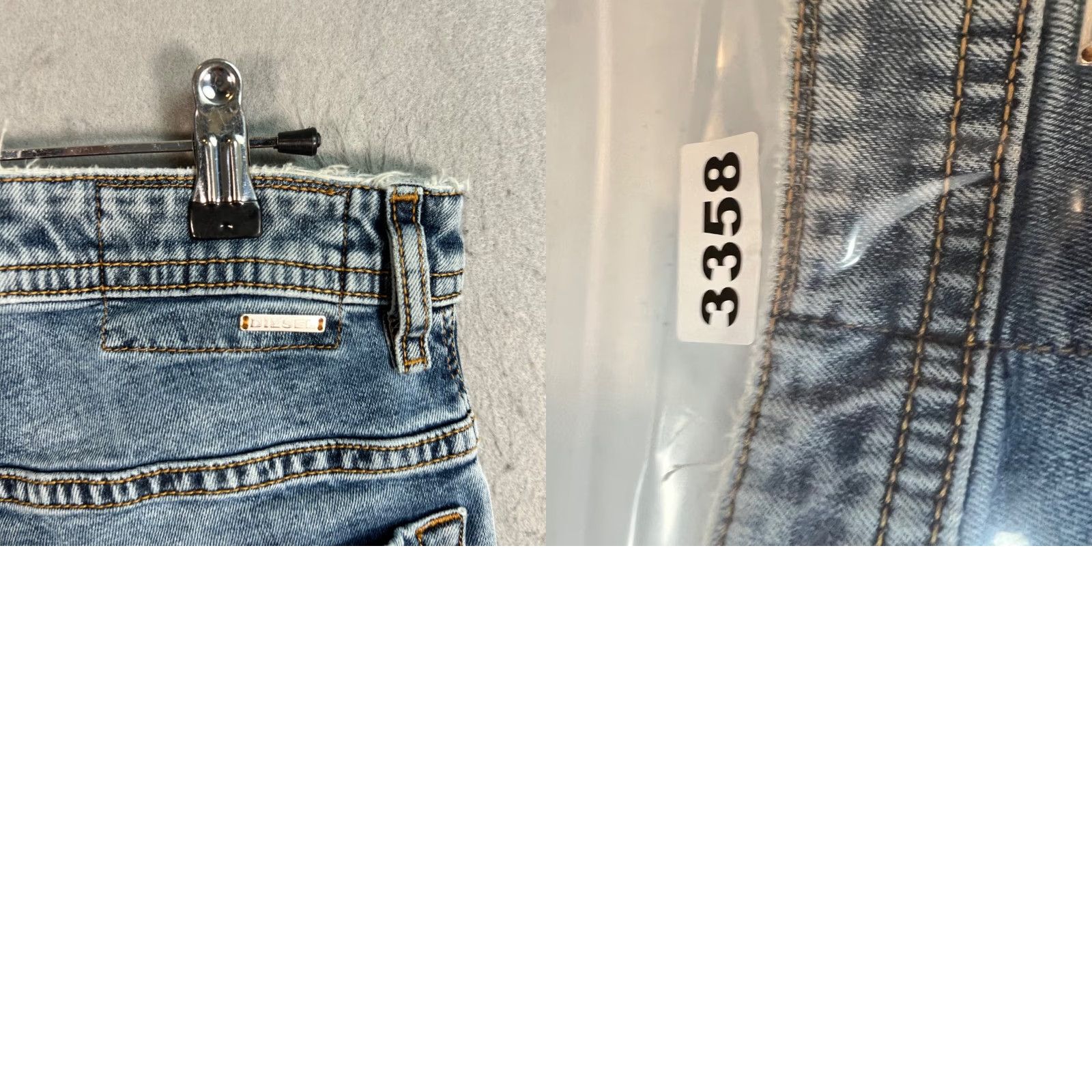 Diesel Diesel Jeans Slim 29 Thommer Skinny Light Wash Cotton Blend Denim 5-Pocket Mens Regular 29in Blue Size US 29 - 9 Thumbnail