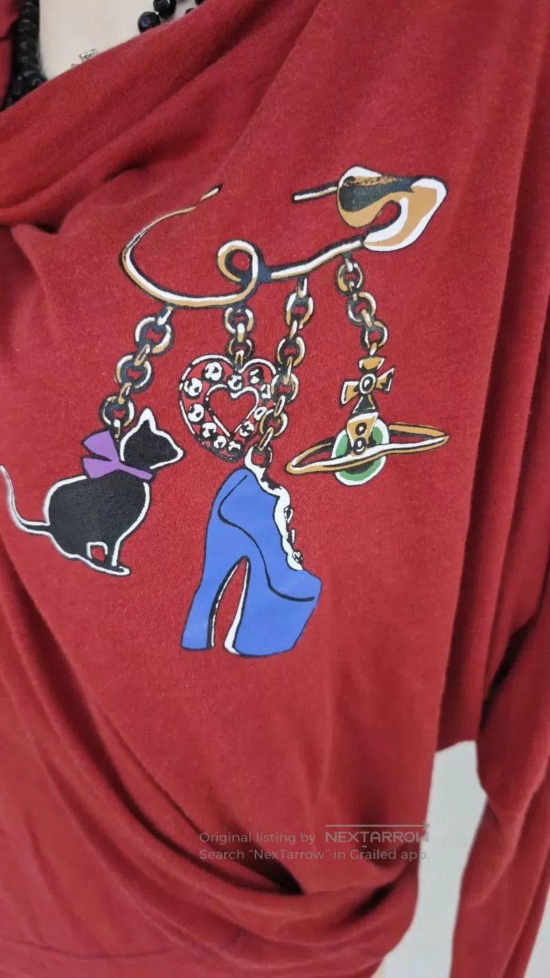 Vivienne Westwood Vivienne Westwood Red Asymmetric Top. Size US M / EU 48-50 / 2 - 6 Thumbnail