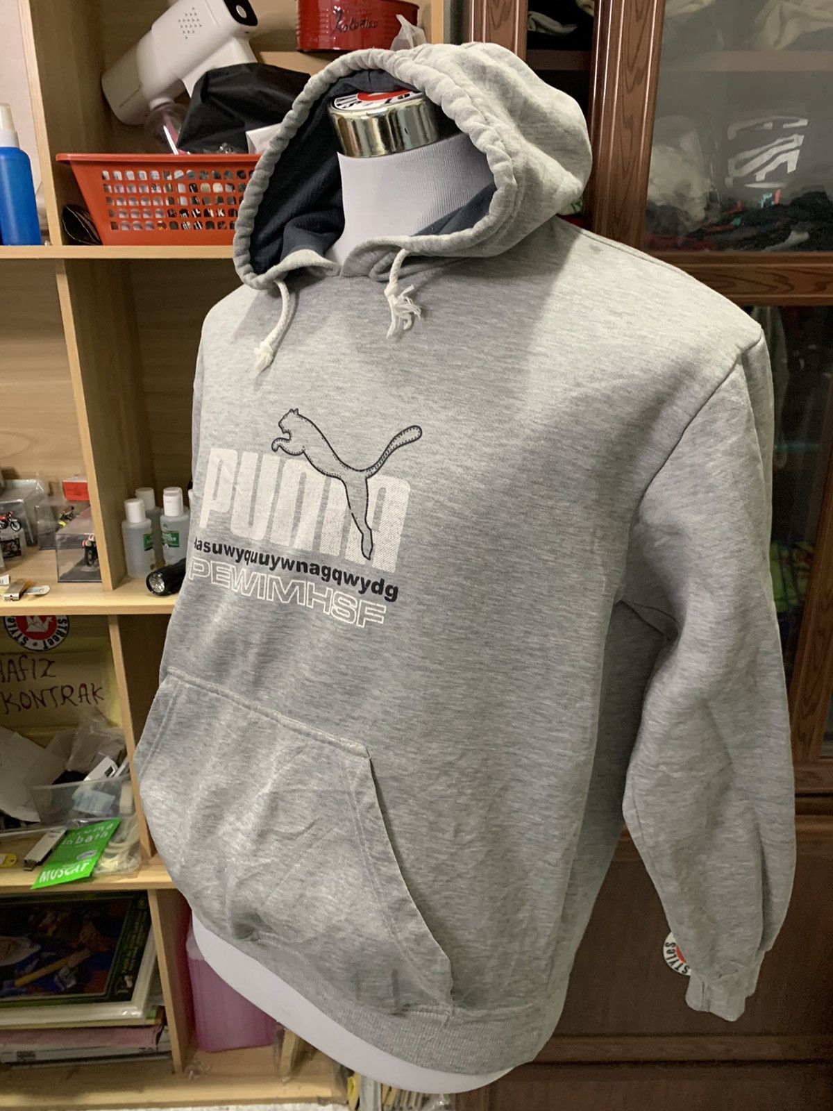 Market × Puma Puma Gray Hoodie Size XXL / US 16-18 / IT 52-54 - 3 Thumbnail