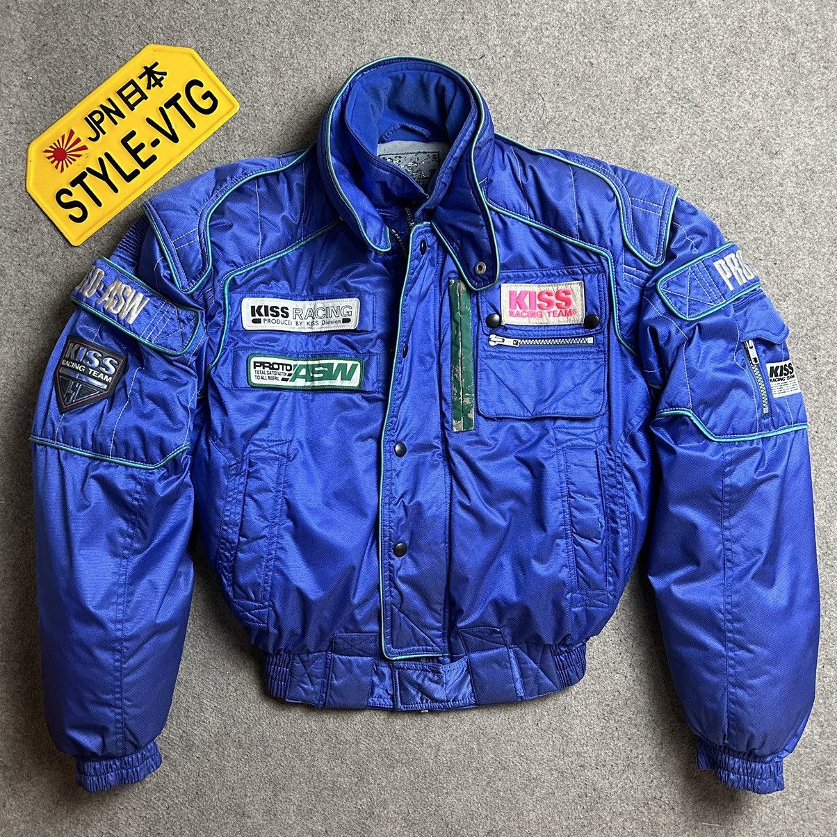 Vintage Kiss racing team japan vintage 90s motorcycle jacket | Grailed