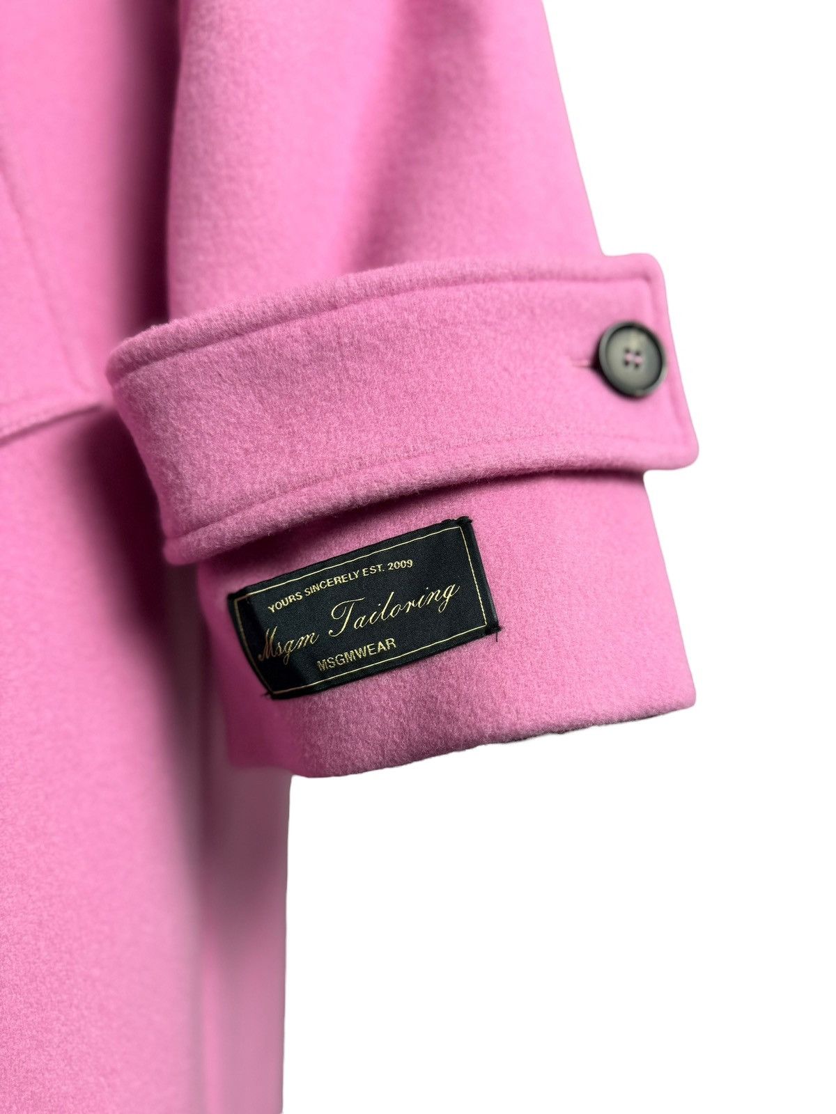 MSGM BNWT MSGM Pink Belted Trench Coat 40 Virgin Wool RRP £840 Size S / US 4 / IT 40 - 4 Thumbnail