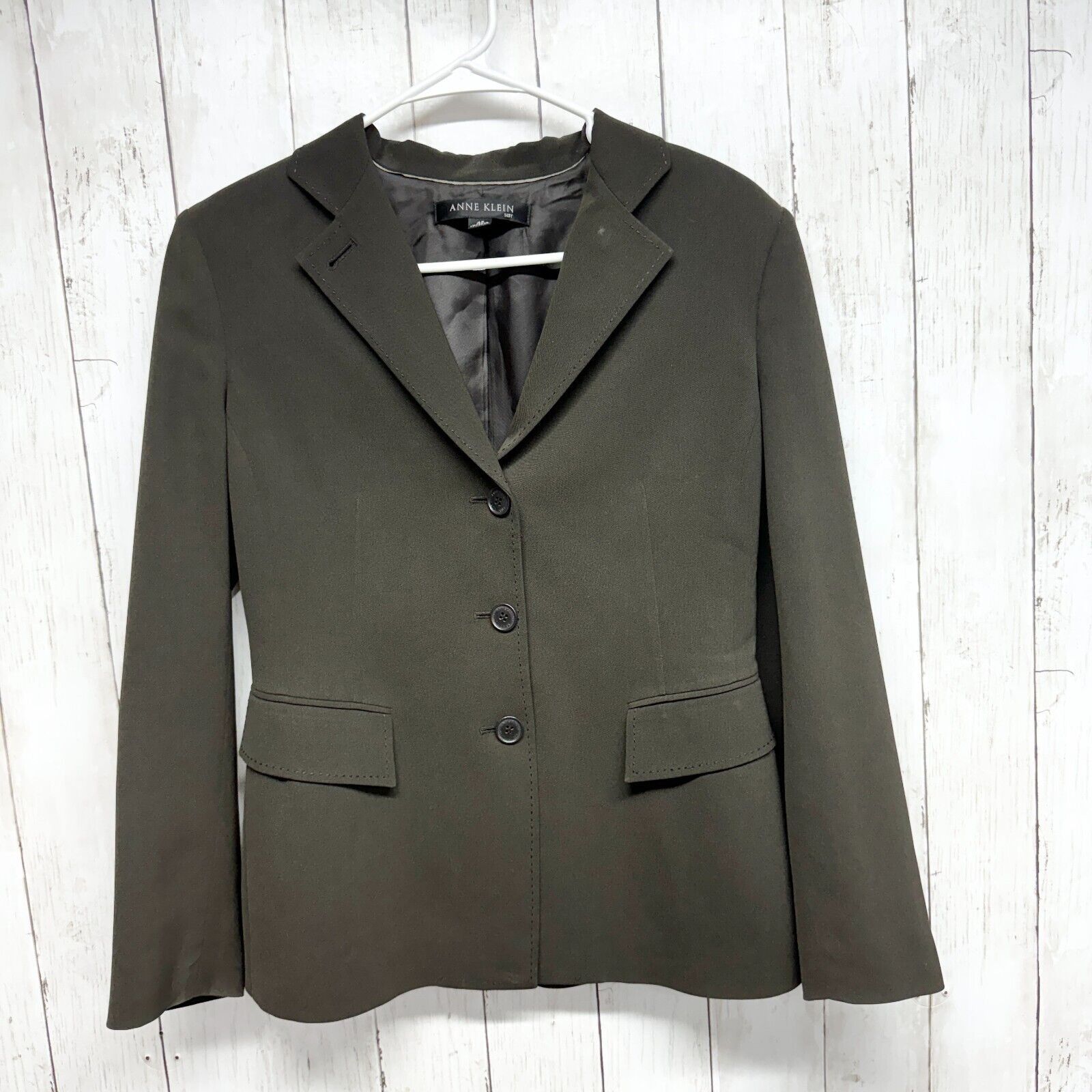 Loft Ann Taylor Loft Jacket Sz 4P Button Front Pockets Blazer Size S / US 4 / IT 40 - 1 Thumbnail