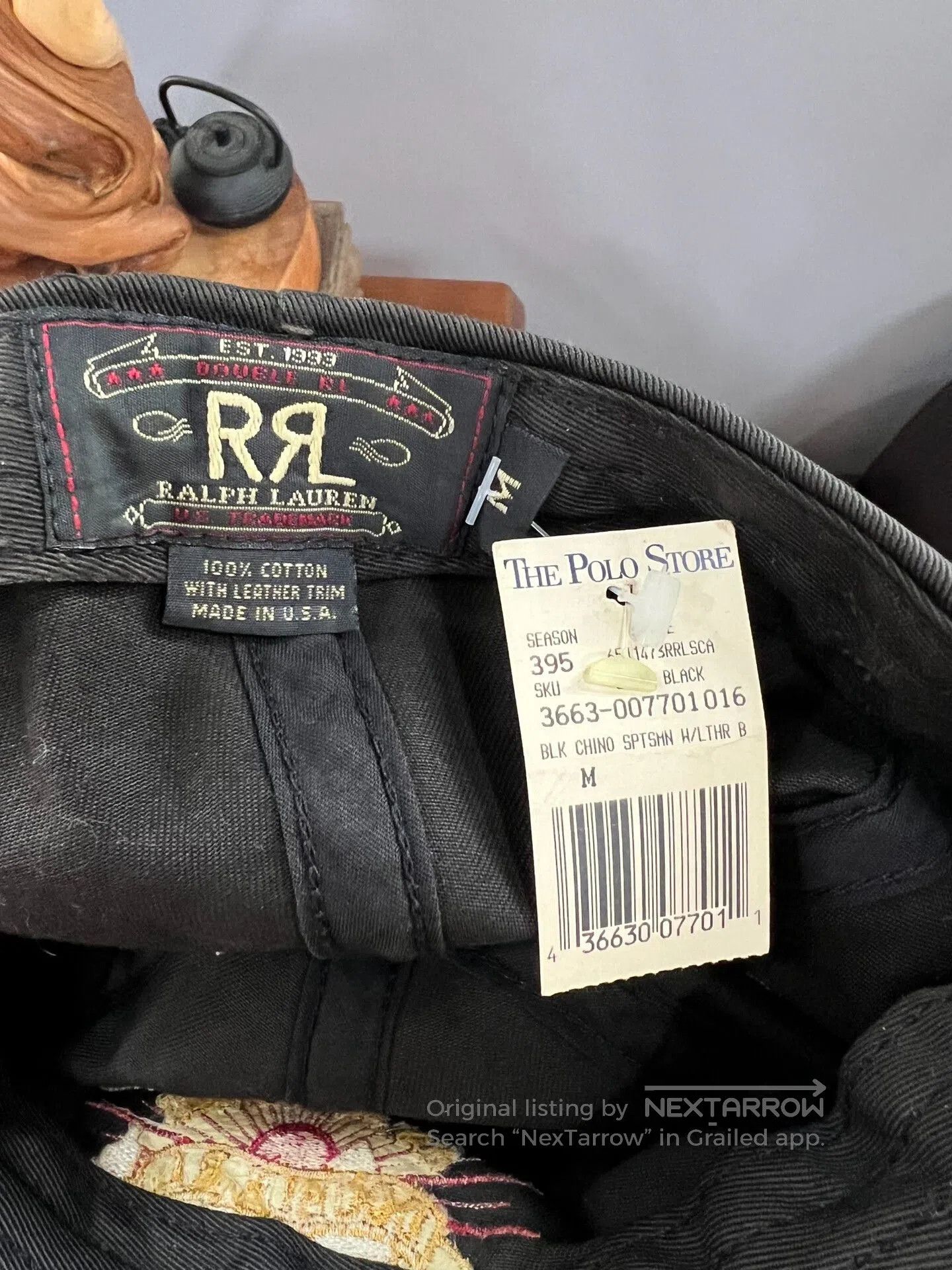 RRL Ralph Lauren RRL Sun Rising Baseball Cap. Size ONE SIZE - 3 Thumbnail