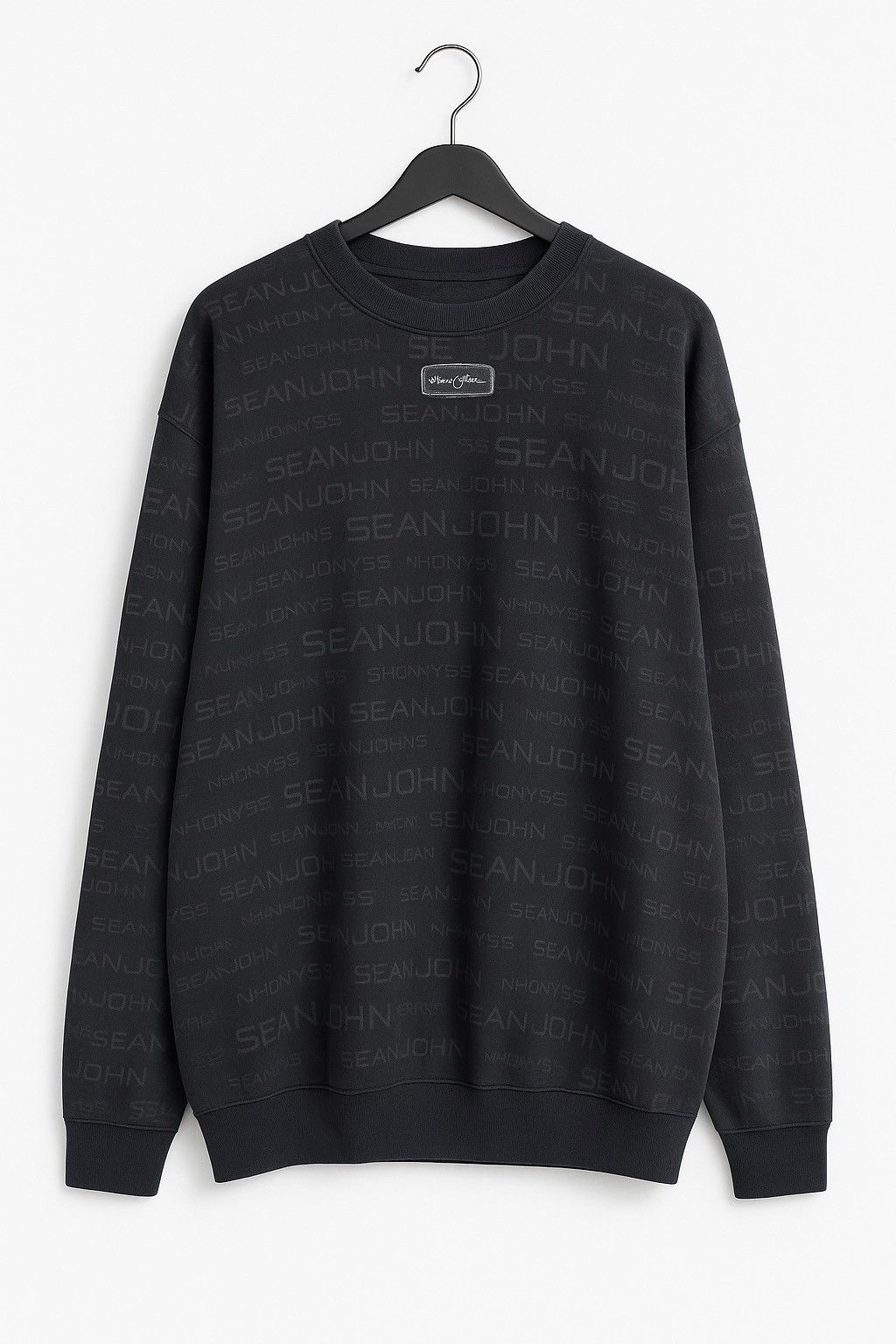 Sean John Vintage Sean John Sweatshirt Black Crewneck Made in Korea Size US XXL / EU 58 / 5 - 2 Thumbnail