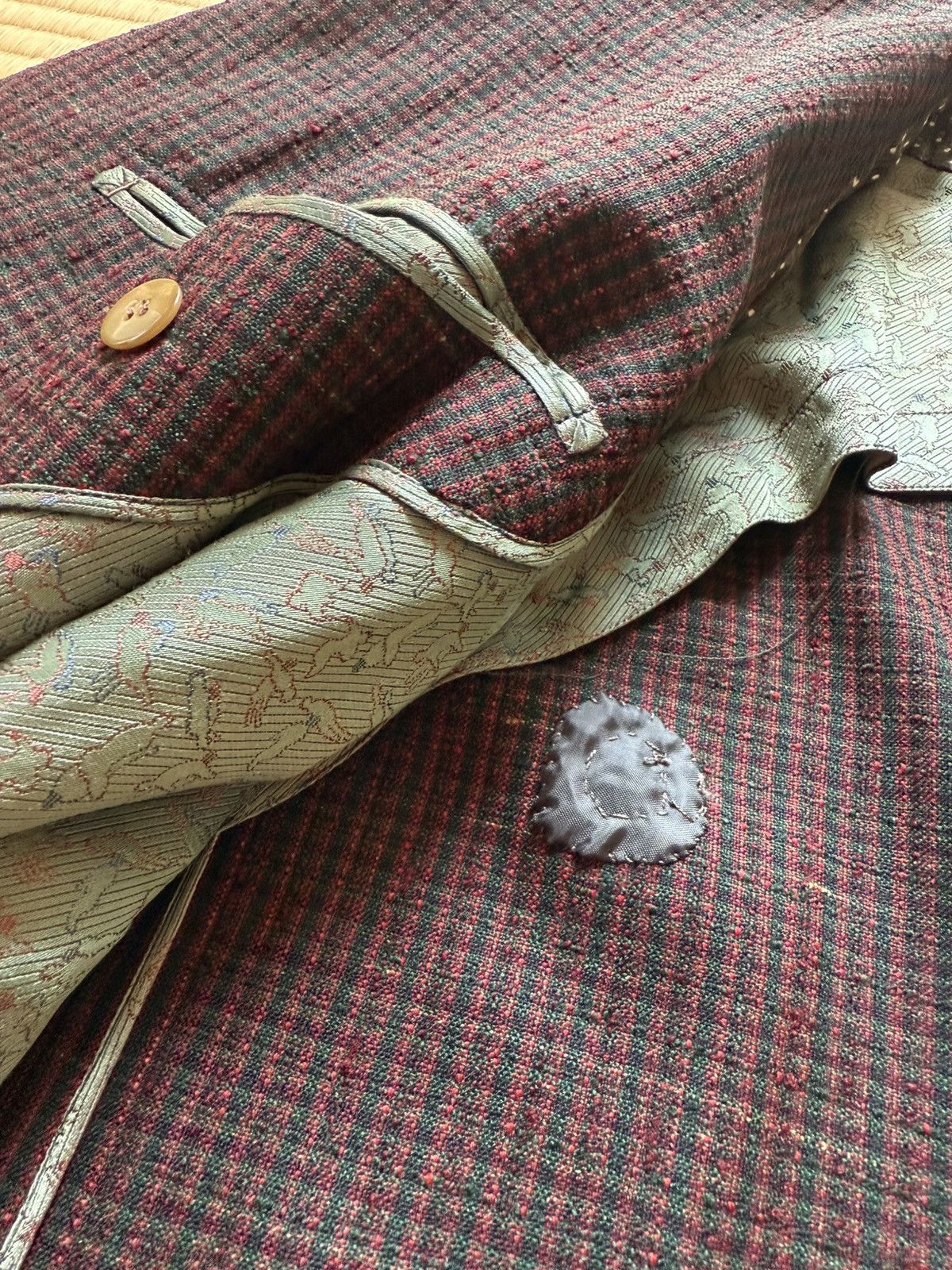 Other Spring&Autumn Vintage Japanese Raglan Wool Coat Red Check Size US L / EU 52-54 / 3 - 13 Thumbnail