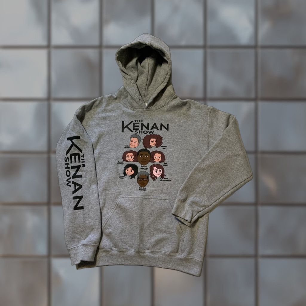 Gildan VINTAGE The Kenan Show Kenan Thompson Chris Rock Sitcom Promo Hoodie M Mens Gray Pullover Rock Theme Sz. M Size US M / EU 48-50 / 2 - 1 Thumbnail