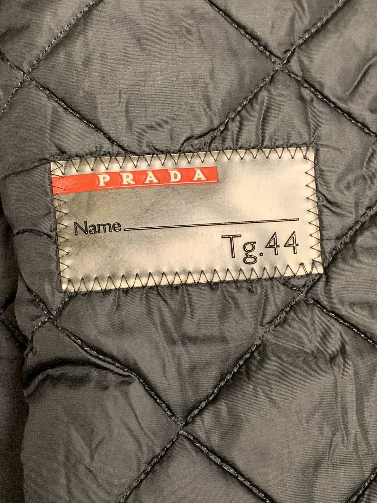 Prada Archival Prada Linea Rossa Nylon Quilted Long Jacket Black Size M / US 6-8 / IT 42-44 - 18 Thumbnail