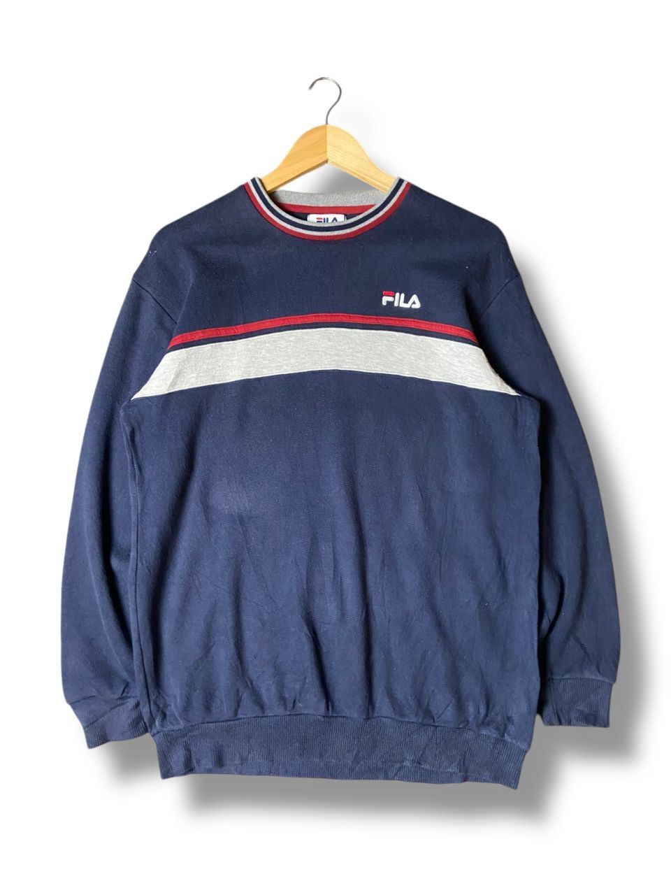 Fila × Japanese Brand × Vintage Vintage FILA Freshman’s Sweatshirt (130) Size US M / EU 48-50 / 2 - 1 Thumbnail