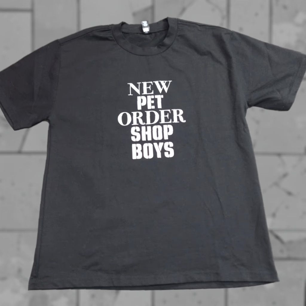 Doublet VINTAGE New Order Pet Shop Boys Shirt M Black Double Sided 2022 Tour Mens Size US M / EU 48-50 / 2 - 1 Thumbnail