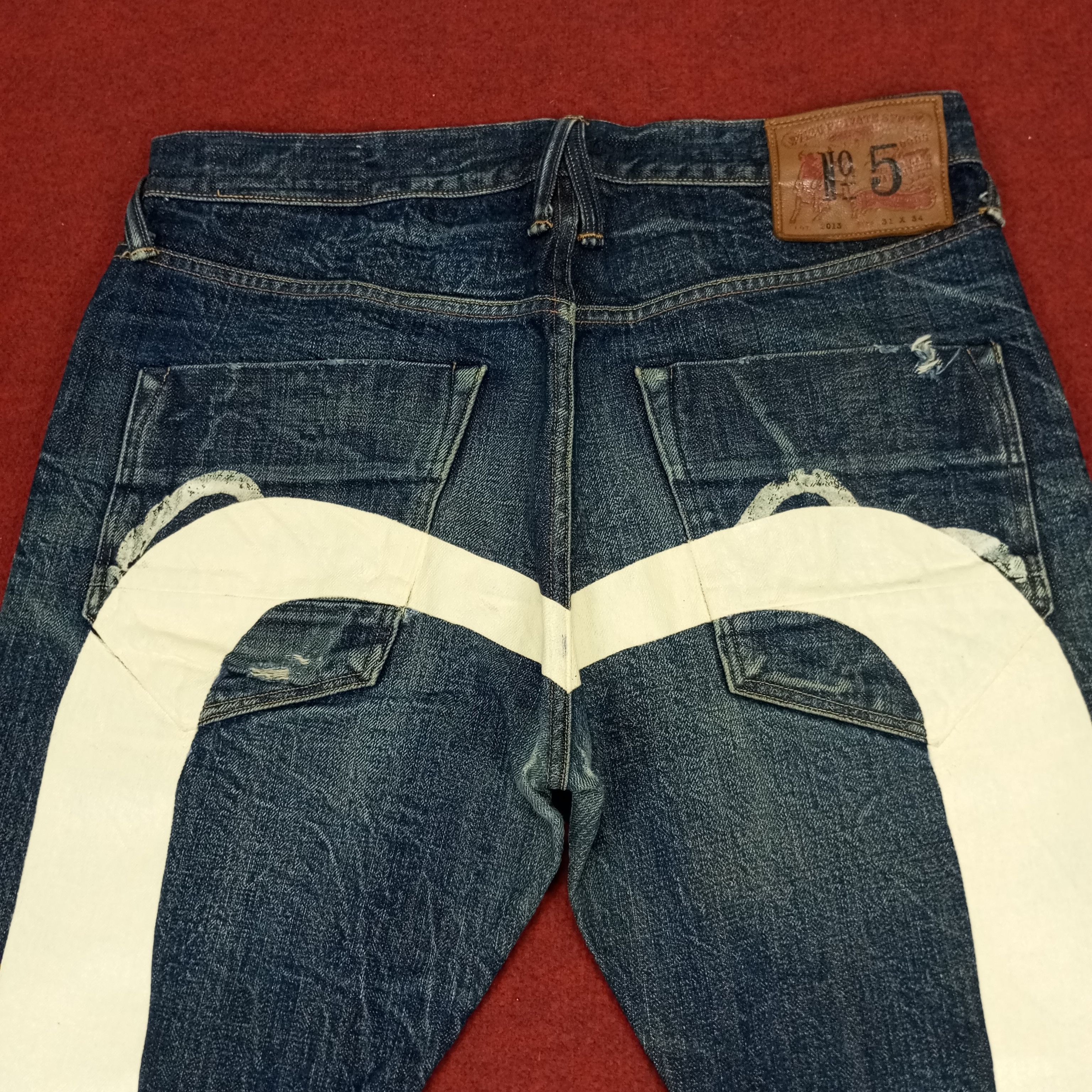 Evisu Evisu Jeans Japanese Brand Streetwear Custom Daicock Style Size US 31 - 2 Thumbnail