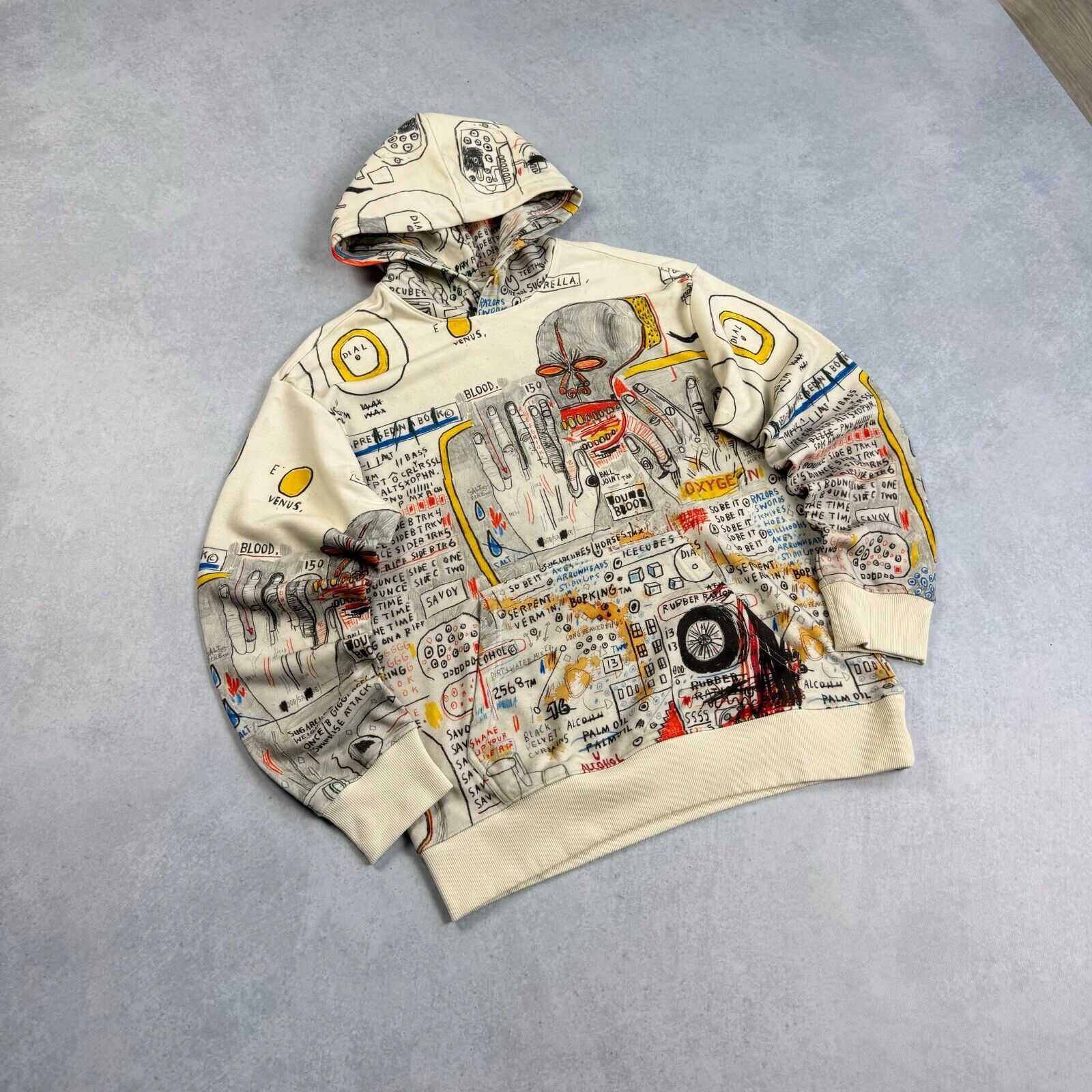 H&M × Jean-Michel Basquiat × Who Decides War NWOT WHO DECIDES WAR x JEAN-MICHEL BASQUIAT x H&M Hoodie Size US L / EU 52-54 / 3 - 4 Thumbnail