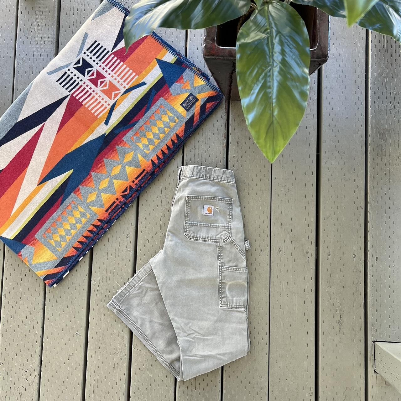 Carhartt Carhartt Pants Men Carpenter Cargo Dungaree Distressed Work Size US 28 / EU 44 - 3 Thumbnail