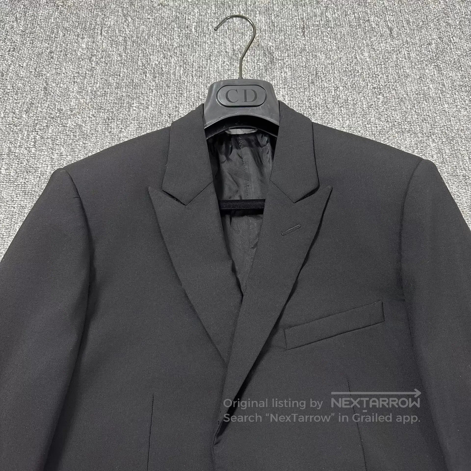 Dior Classic Black Single-Breasted Blazer. Size US M / EU 48-50 / 2 - 2 Thumbnail