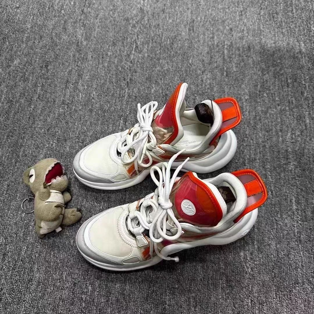 Louis Vuitton LV 95 New Jelly Orange Dad Sneakers EU 38.5 Size US 7.5 / IT 37.5 - 1 Thumbnail