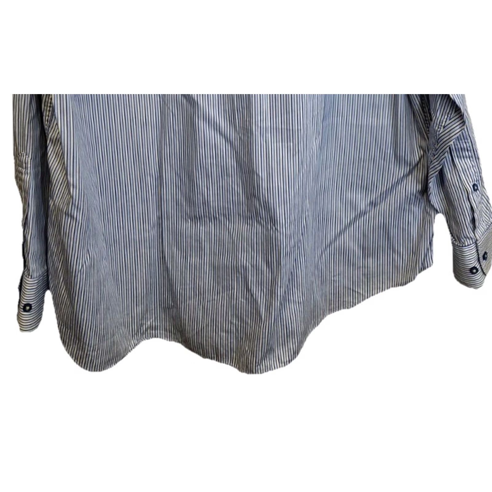 Robert Talbott Robert Talbott Carmel Shirt Men XL Blue Multi-Colored Striped Button-Up Long Sleeve Button-Down Collared Casual Business Size US XL / EU 56 / 4 - 5 Thumbnail