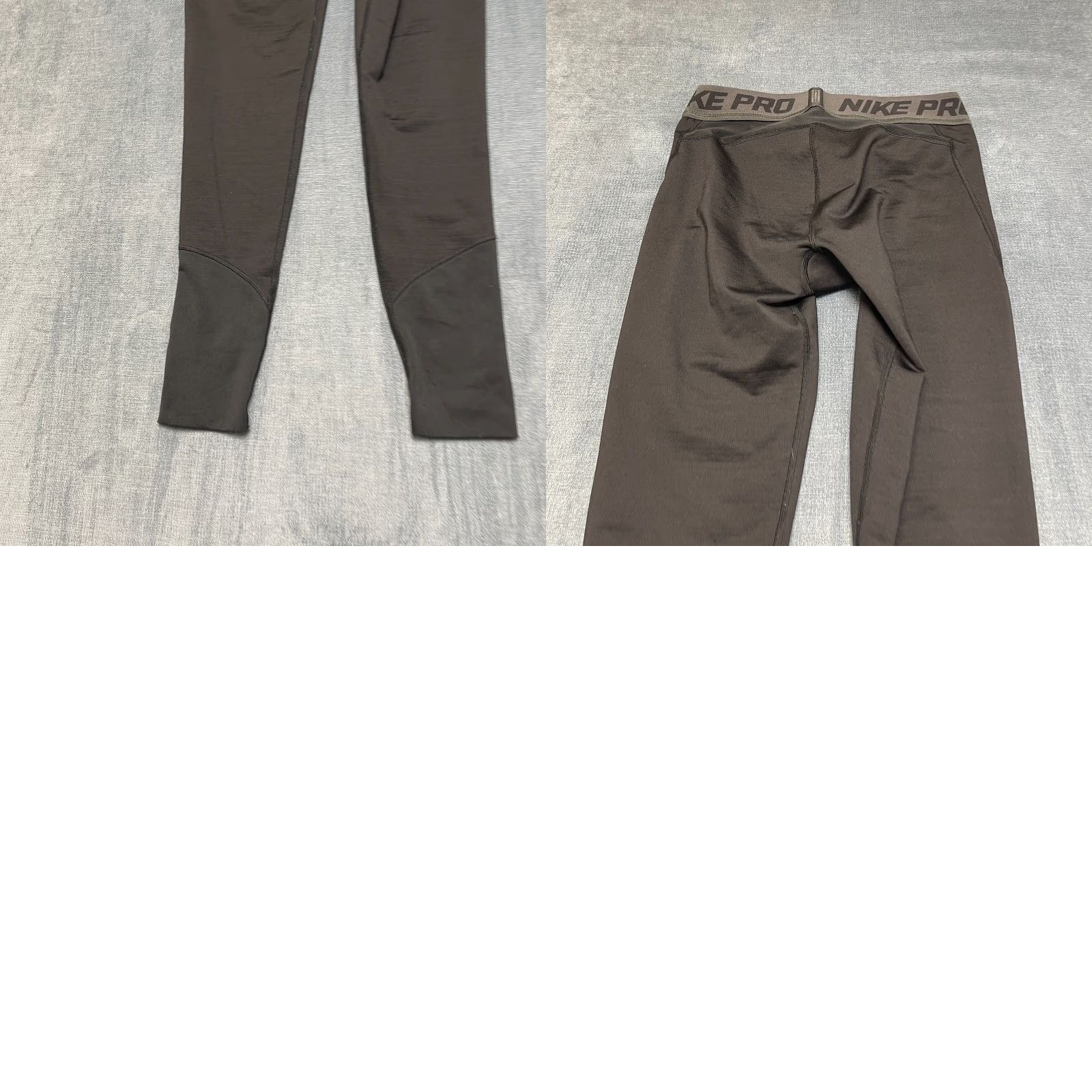 Nike Nike Pro Dri-Fit Tight Leggings Womens Medium Black Swoosh Logo Yoga Size 32" / US 10 / IT 46 - 9 Thumbnail