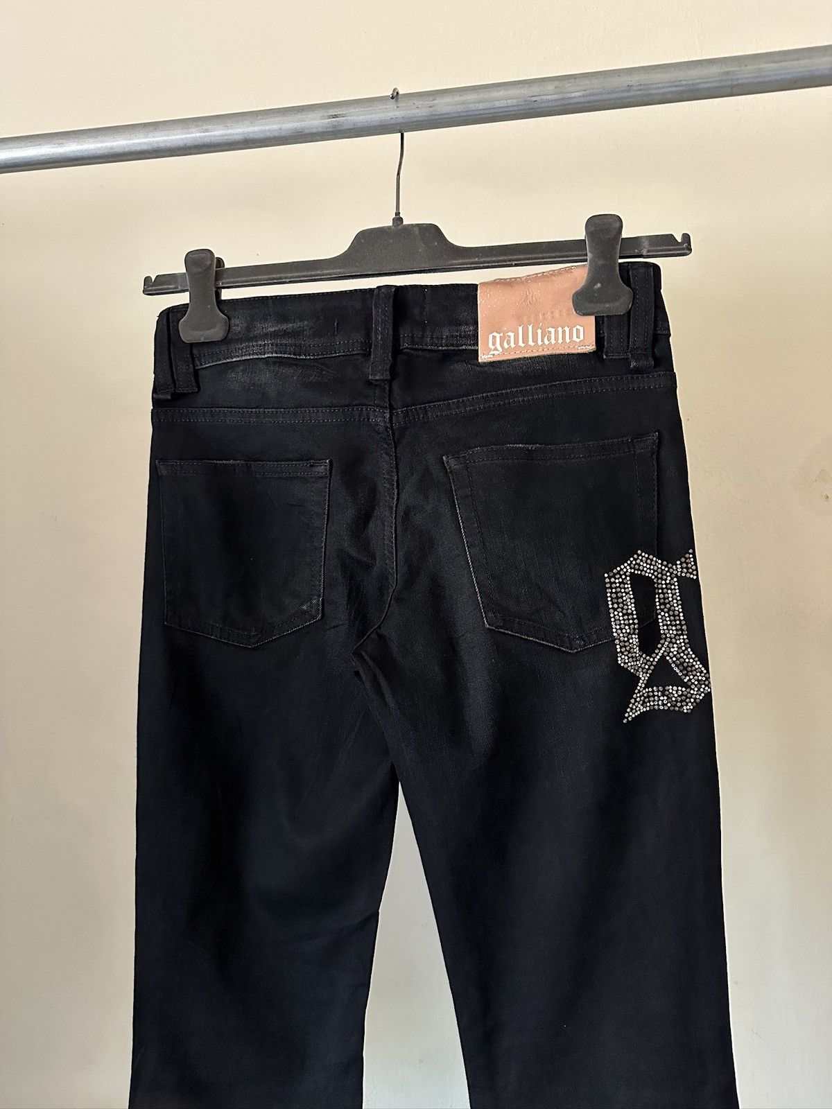 John Galliano 2000s John Galliano black Flare Jeans Size US 29 - 7 Thumbnail