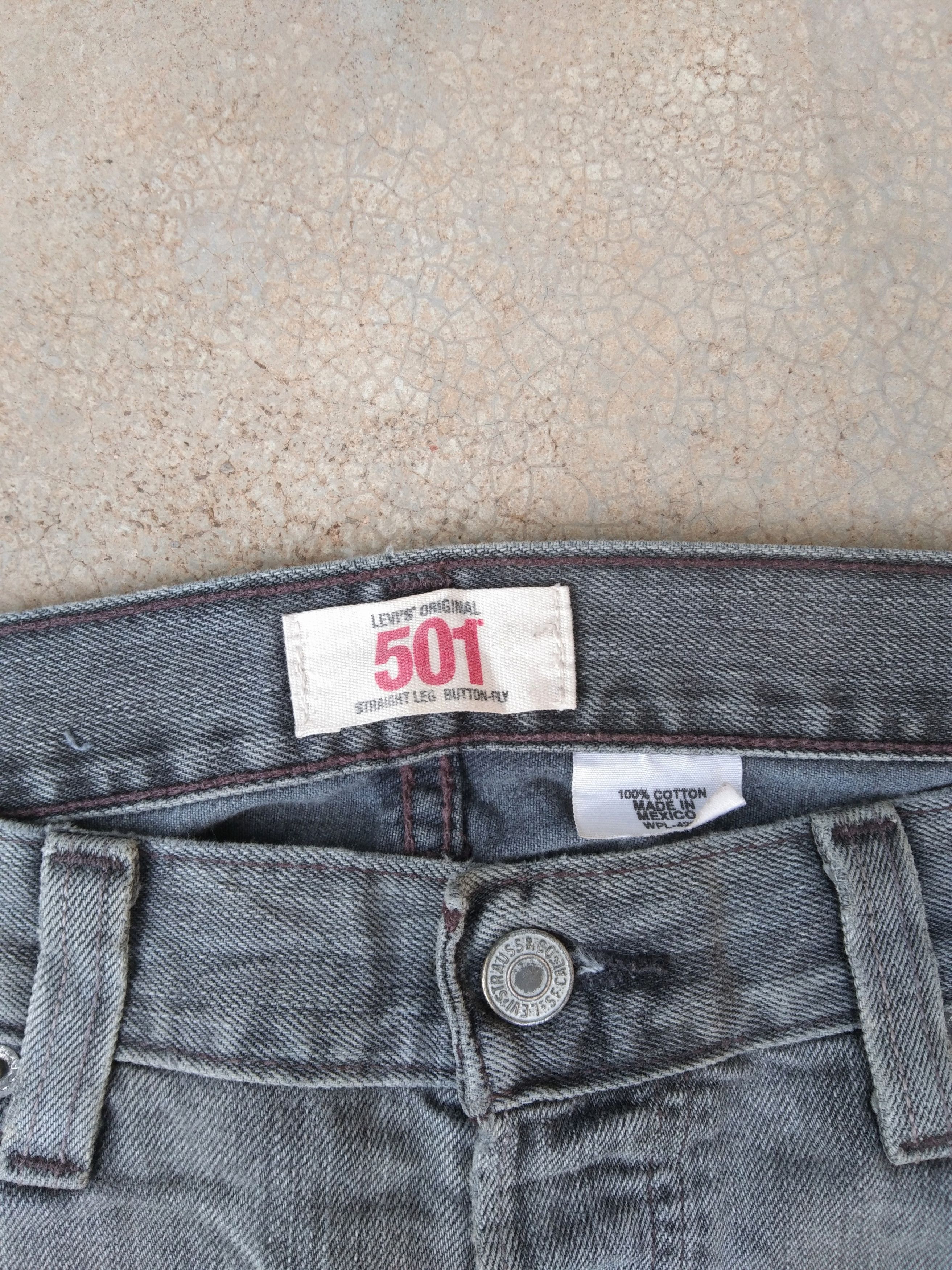 Levi's Vintage Levi's 501 Straight Leg Distressed Jeans 30x32 Size US 30 / EU 46 - 7 Thumbnail