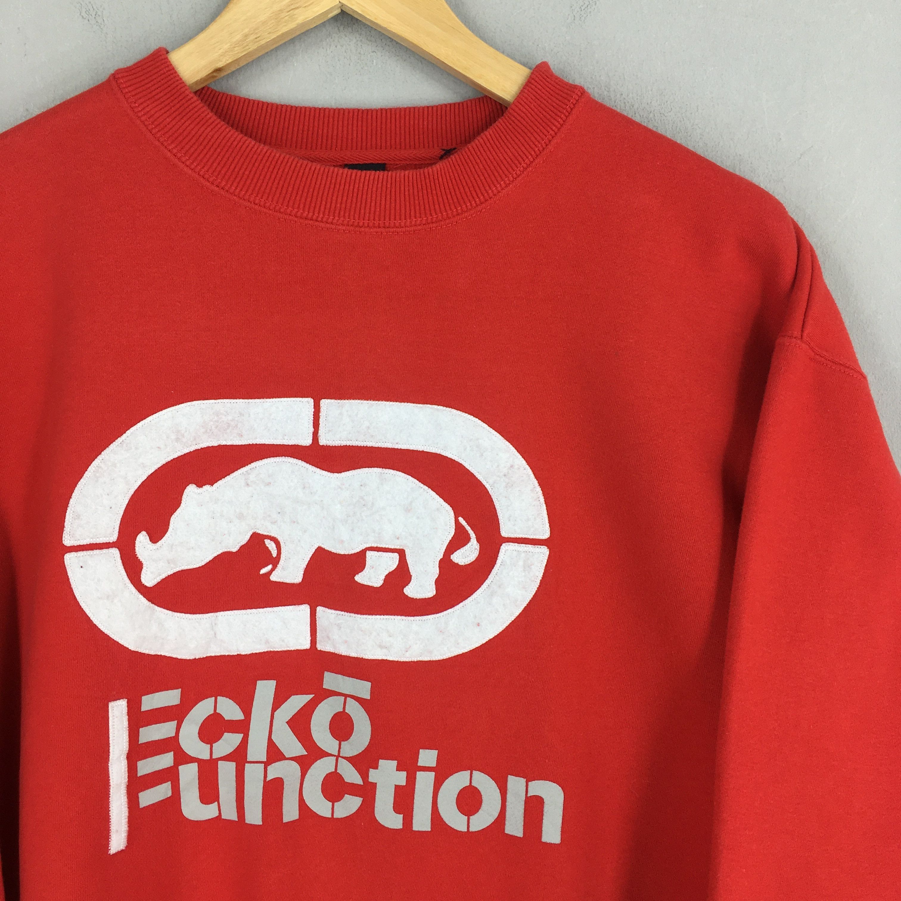 Ecko Unltd. × Vintage Vintage Ecko Function Red Sweatshirt Medium Size US M / EU 48-50 / 2 - 2 Thumbnail