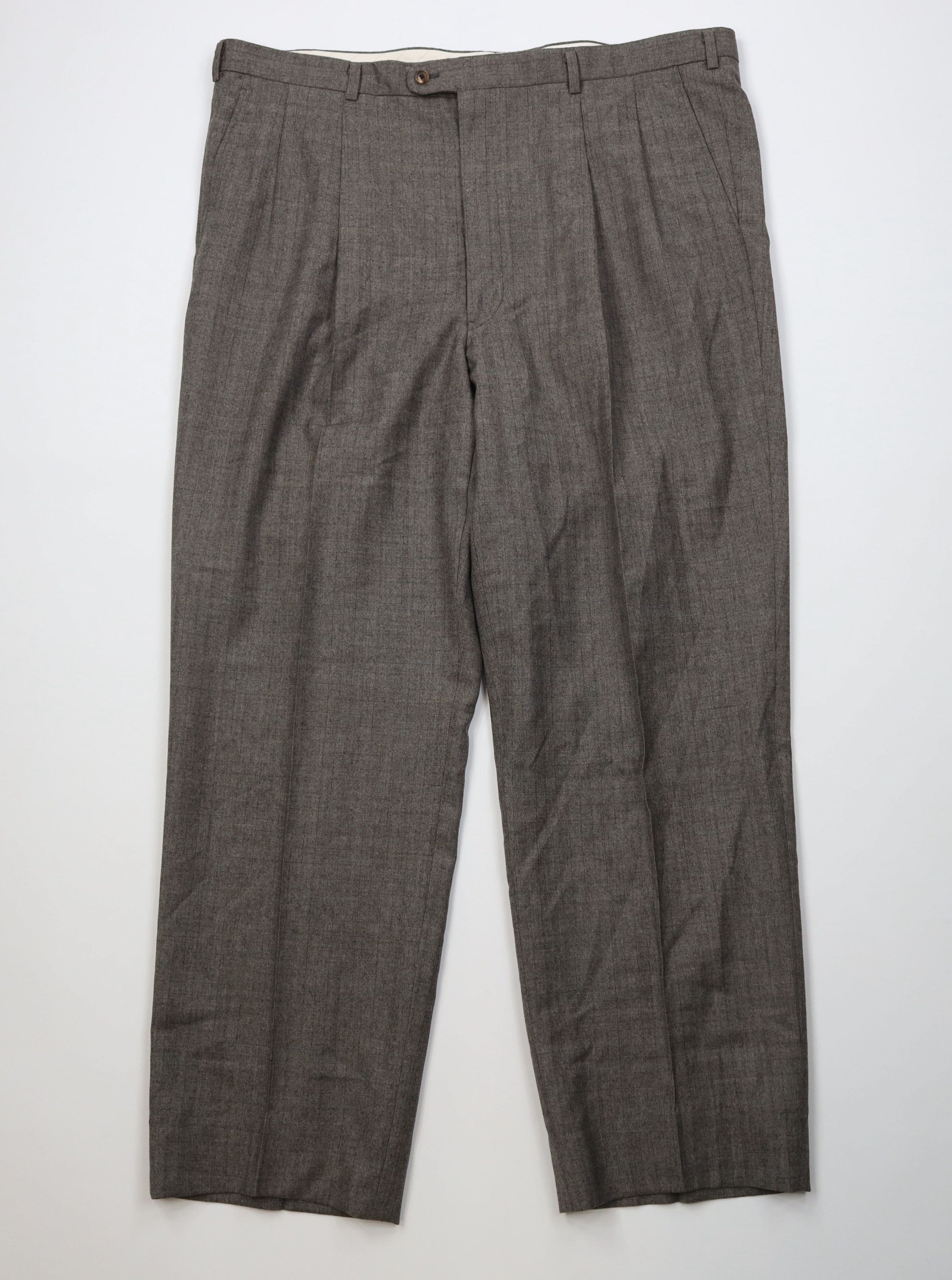 Vintage Vintage 90s Streetwear Flared Wide Leg Chino Pants Plaid Size US 40 / EU 56 - 1 Thumbnail