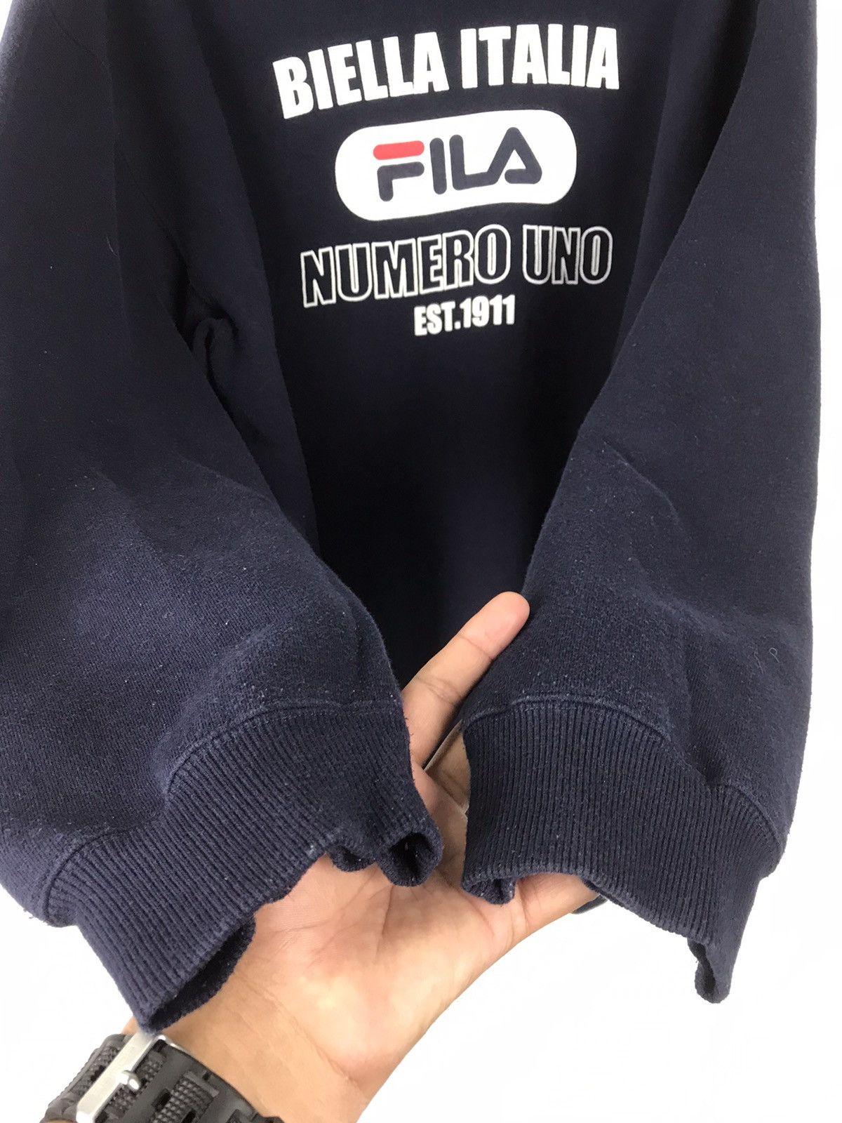 Fila Fila big logo over size sweatshirt Size US XXL / EU 58 / 5 - 4 Thumbnail