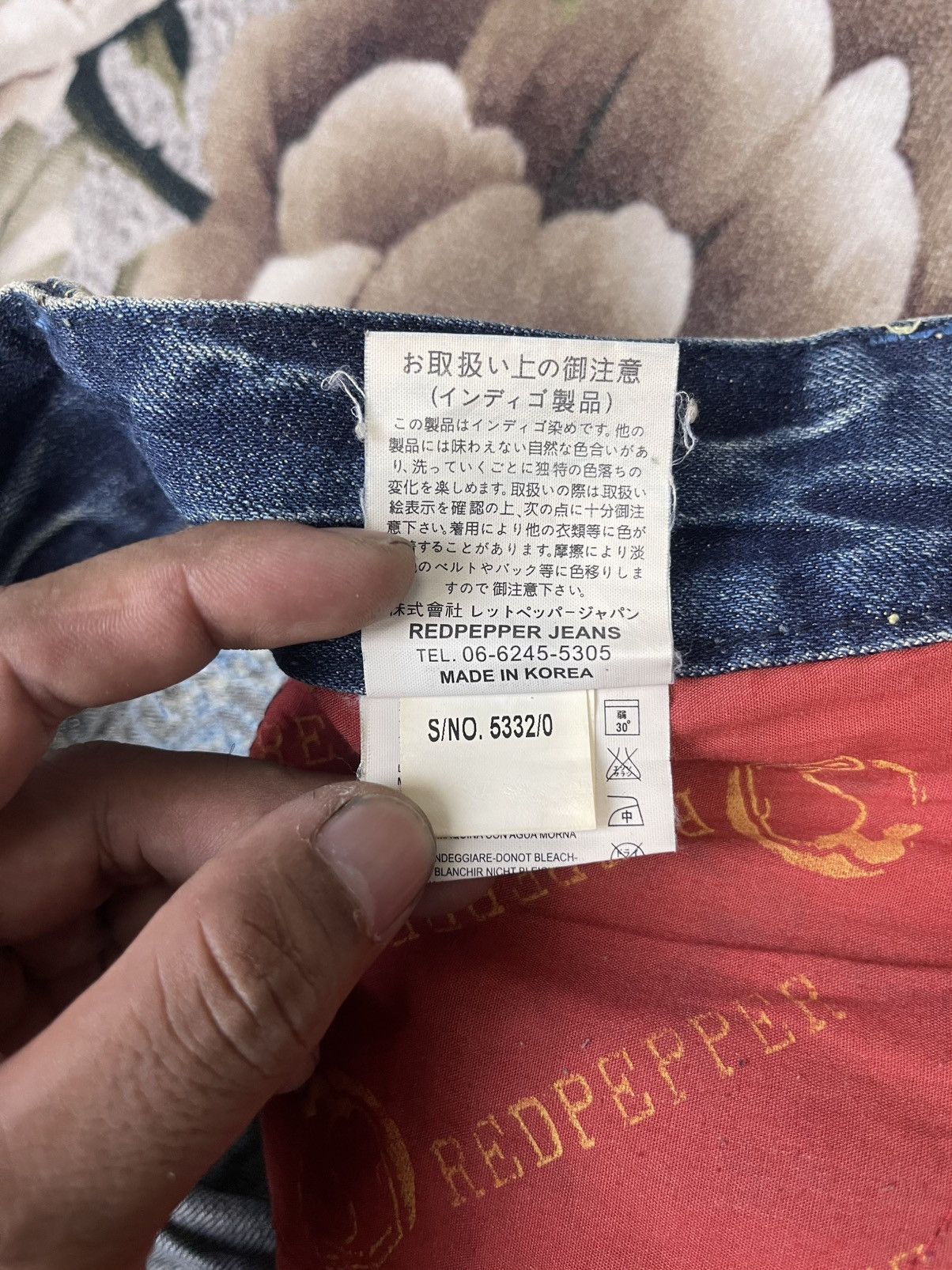 Japanese Brand Vintage Red Pepper Style By LBD Flare Jeans Streetwear Size US 31 - 17 Thumbnail