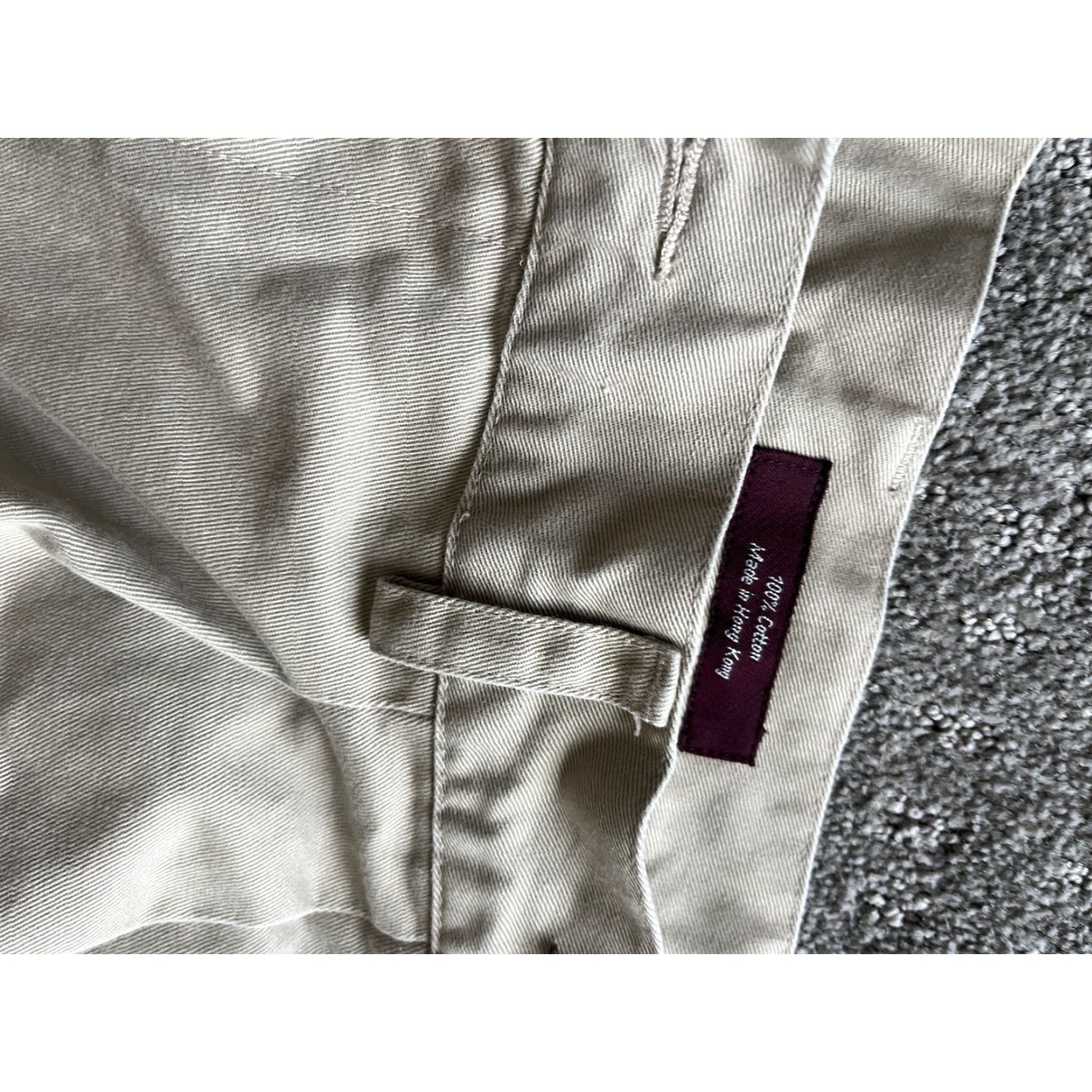 Nordstrom Nordstrom Mens Shorts Bermuda 38 Regular Beige 100% Cotton Pleated Front Pockets High Rise Casual Men’s Short Size US 38 / EU 54 - 4 Thumbnail