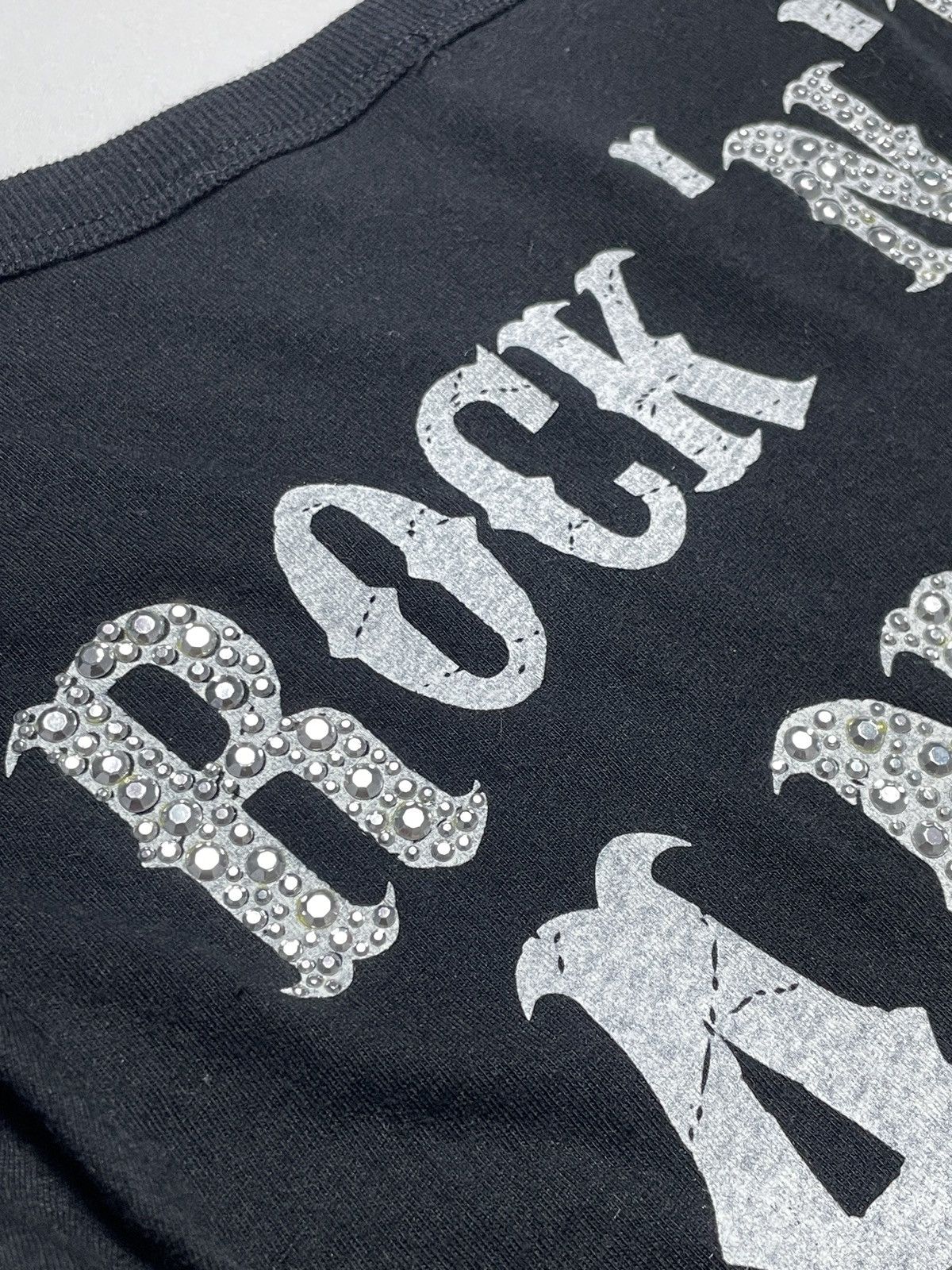 14th Addiction 2000’s GladNews - Skull Studded Logo Longsleeve Shirt Size S / US 4 / IT 40 - 16 Thumbnail