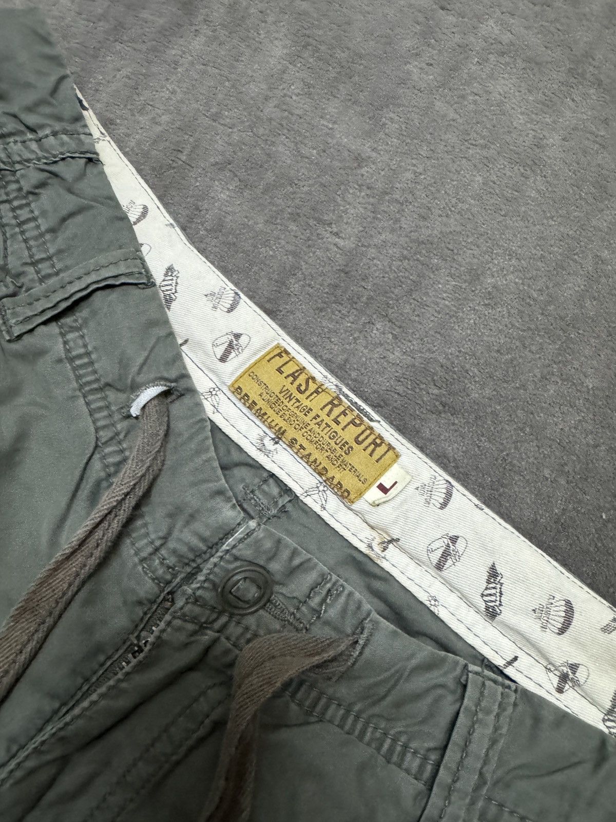 Other REAL USED FATIGUES SURPLUS STYLE ARMY PANTS Size US 34 / EU 50 - 3 Thumbnail