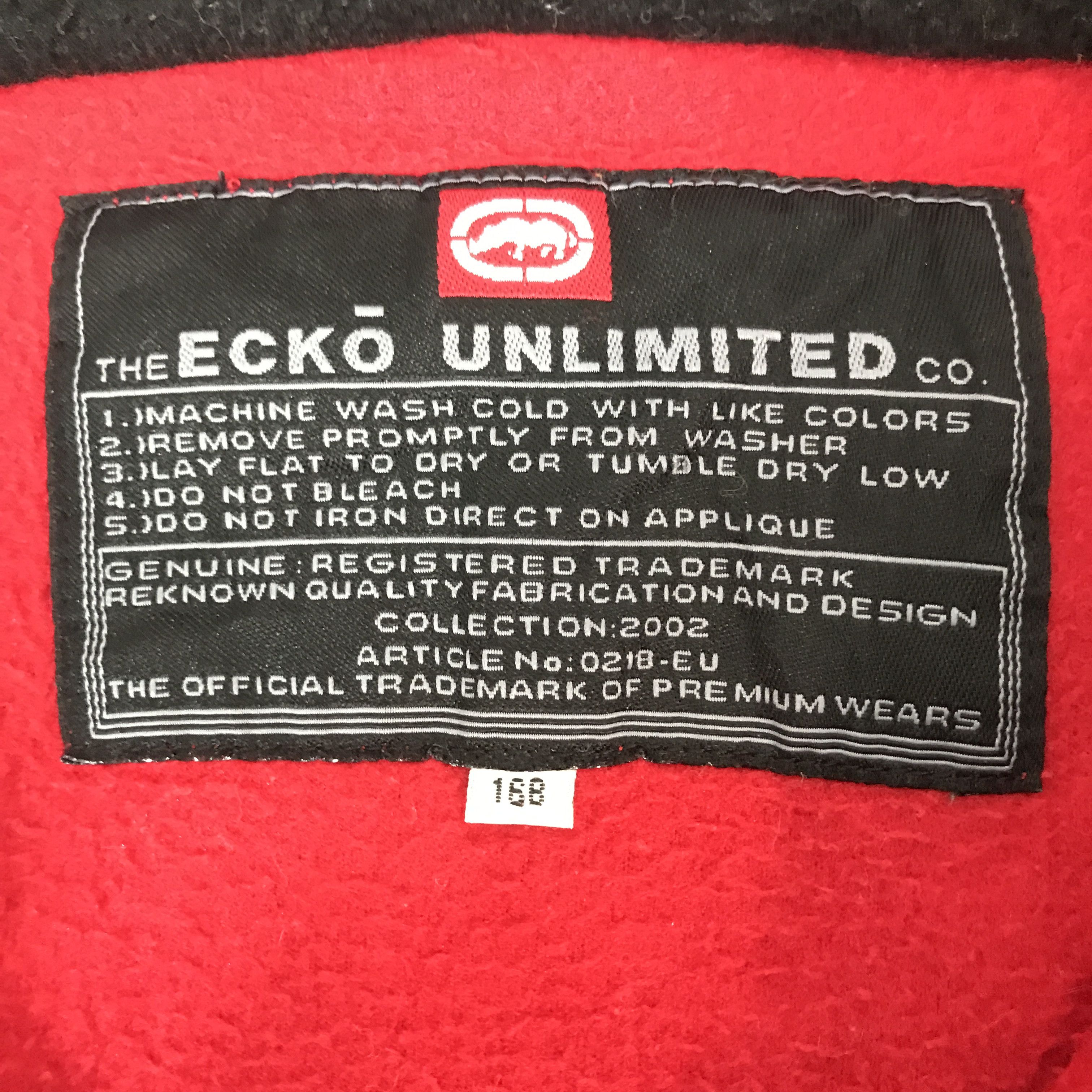 Ecko Unltd. Vintage Ecko Fleece Overlogo design Jacket Size US XL / EU 56 / 4 - 8 Thumbnail
