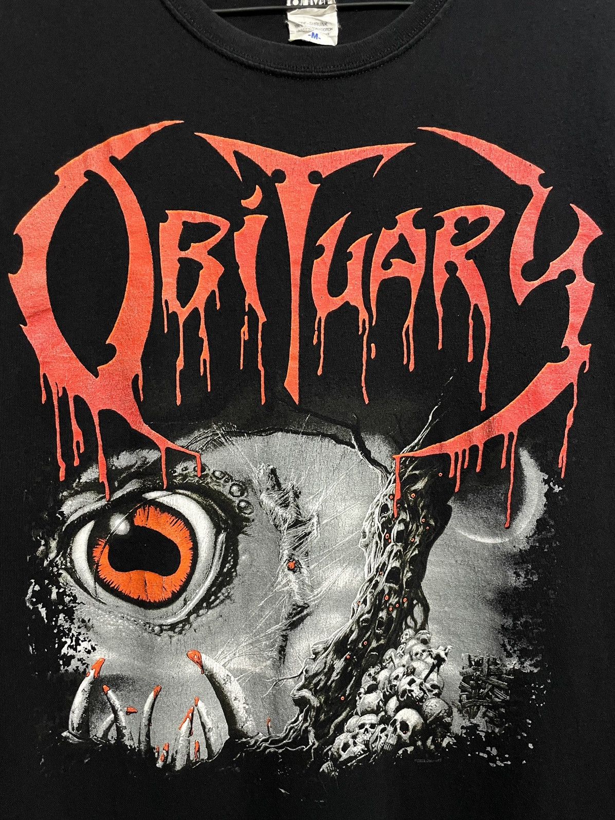 Band Tees Vintage 2005 Obituary Cause Of Death Metal Band T-Shirt Size US M / EU 48-50 / 2 - 2 Thumbnail